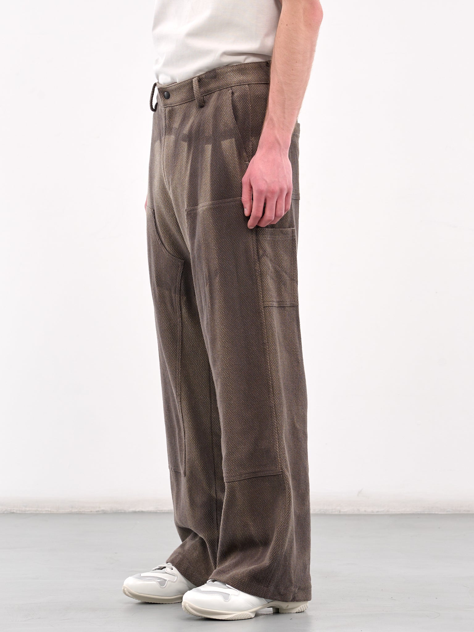 Sun-Bleached Double Knee Pants (PA04-KHAKI)