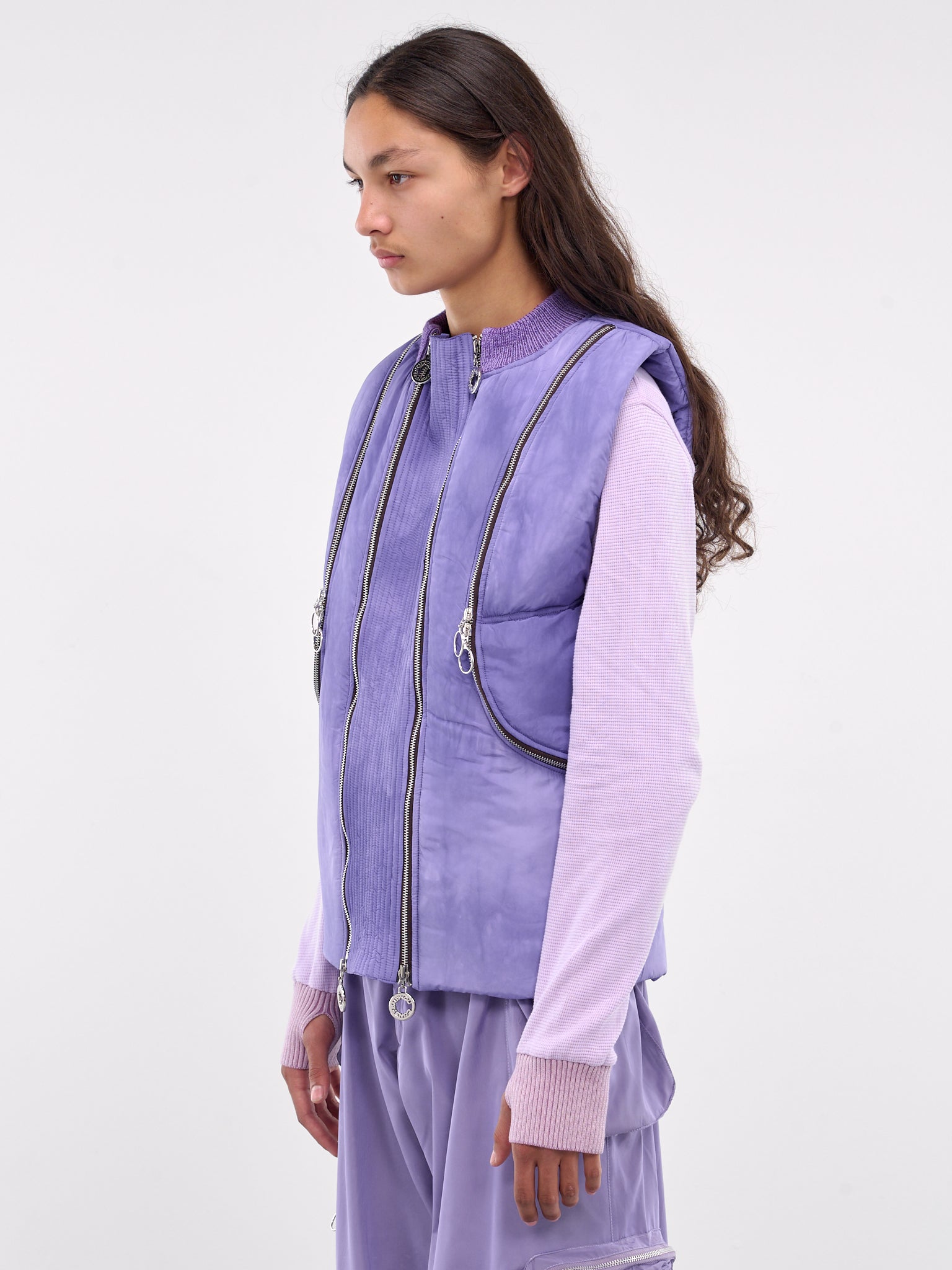 Padded Technical Vest (PADTECVEST-PURPLE-LILAC)