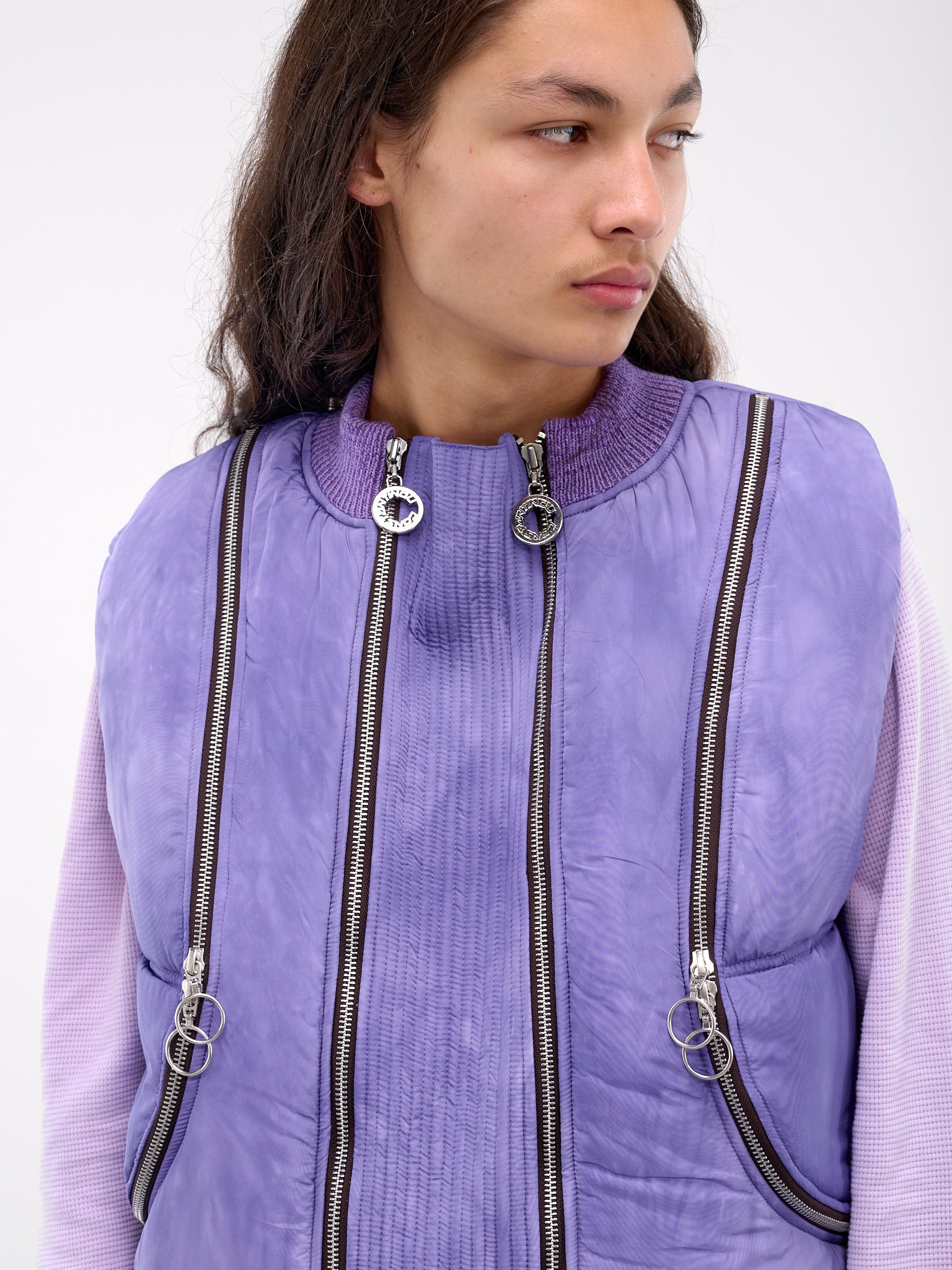 Padded Technical Vest (PADTECVEST-PURPLE-LILAC)