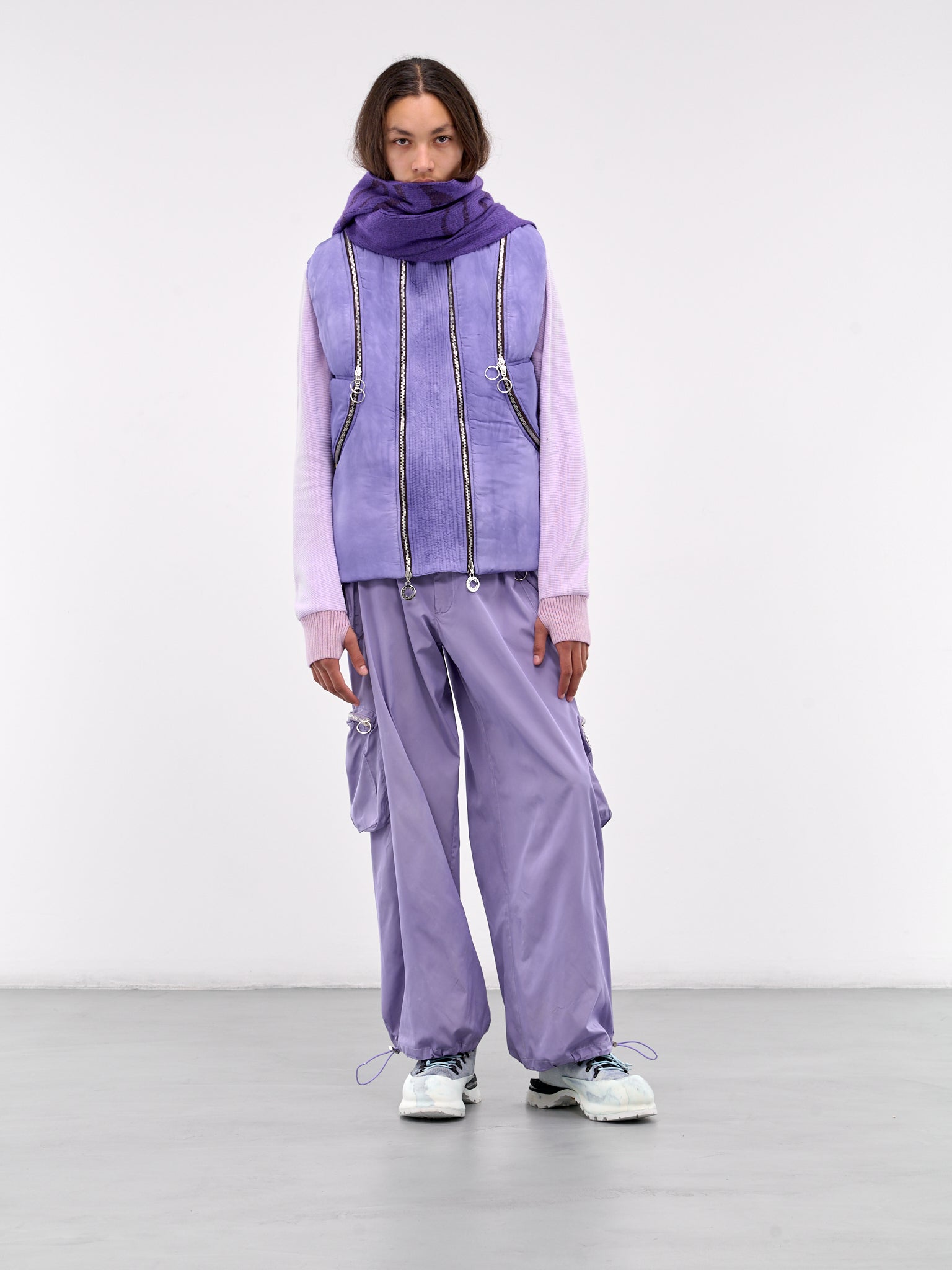 Padded Technical Vest (PADTECVEST-PURPLE-LILAC)