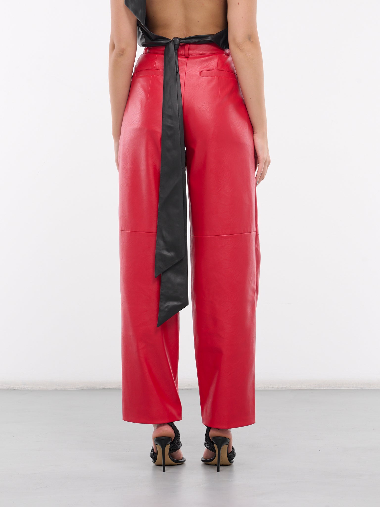 Vegan Leather Pants (PANTS1RED-VL-RED)