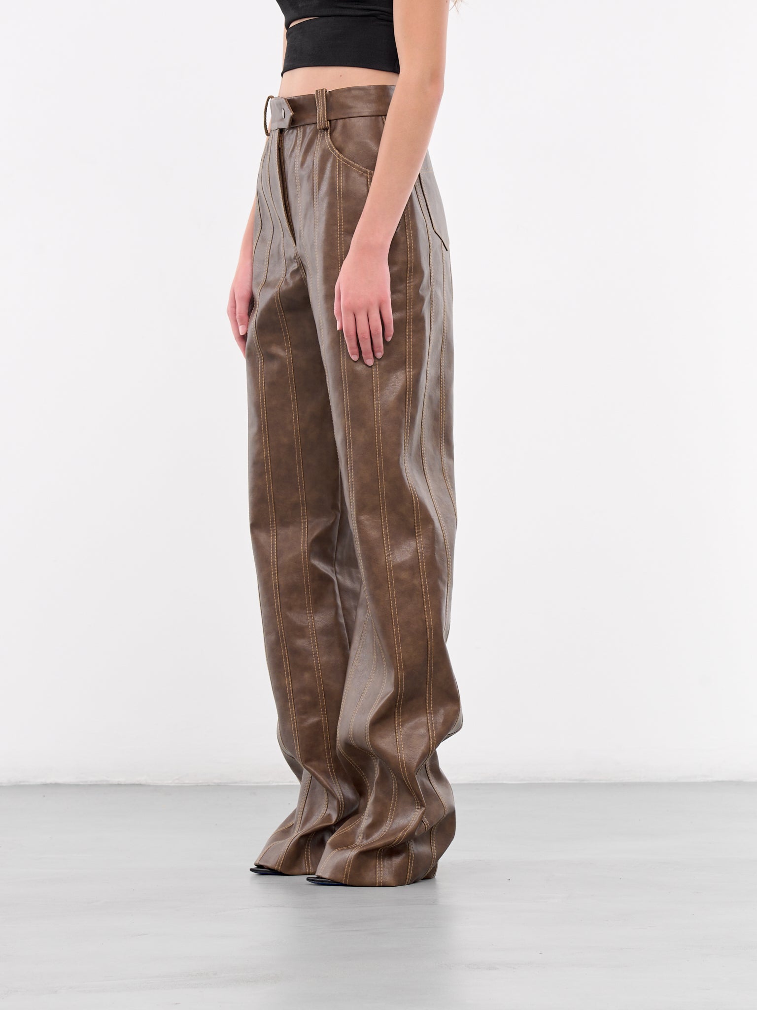 Panel Trousers (PAVLBR03-BROWN)