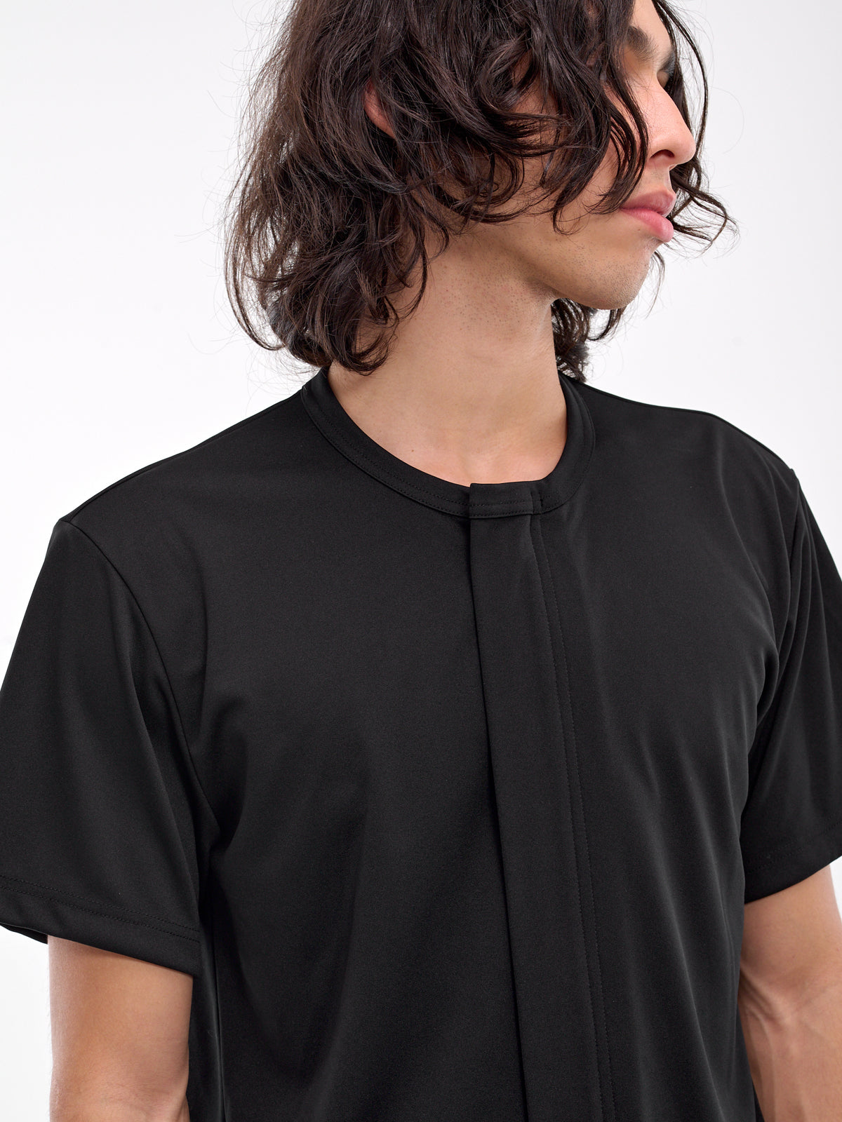 Placket Tee (PN-T007-051-BLACK)