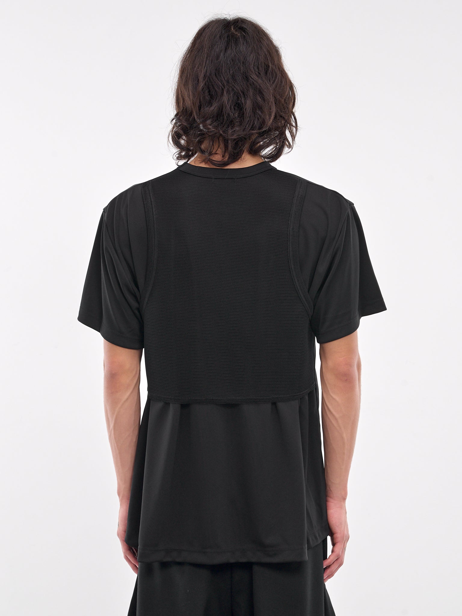 Tank Overlay Tee (PN-T010-051-BLACK-BLACK)