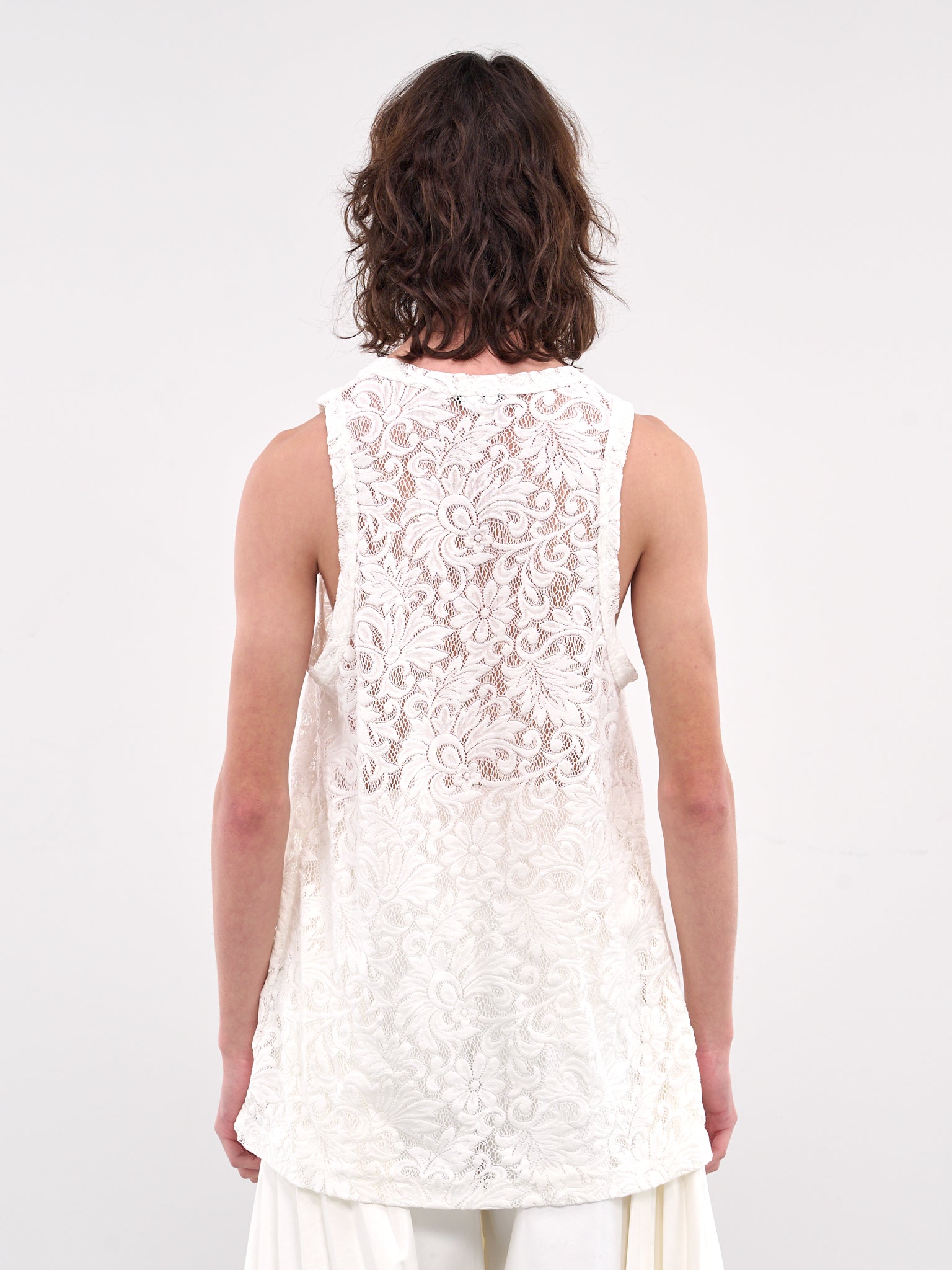 Lace Tank (PO-T035-051-2-WHITE)