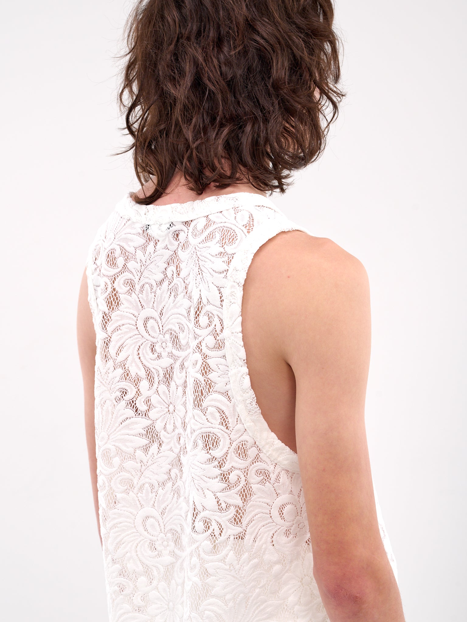 Lace Tank (PO-T035-051-2-WHITE)