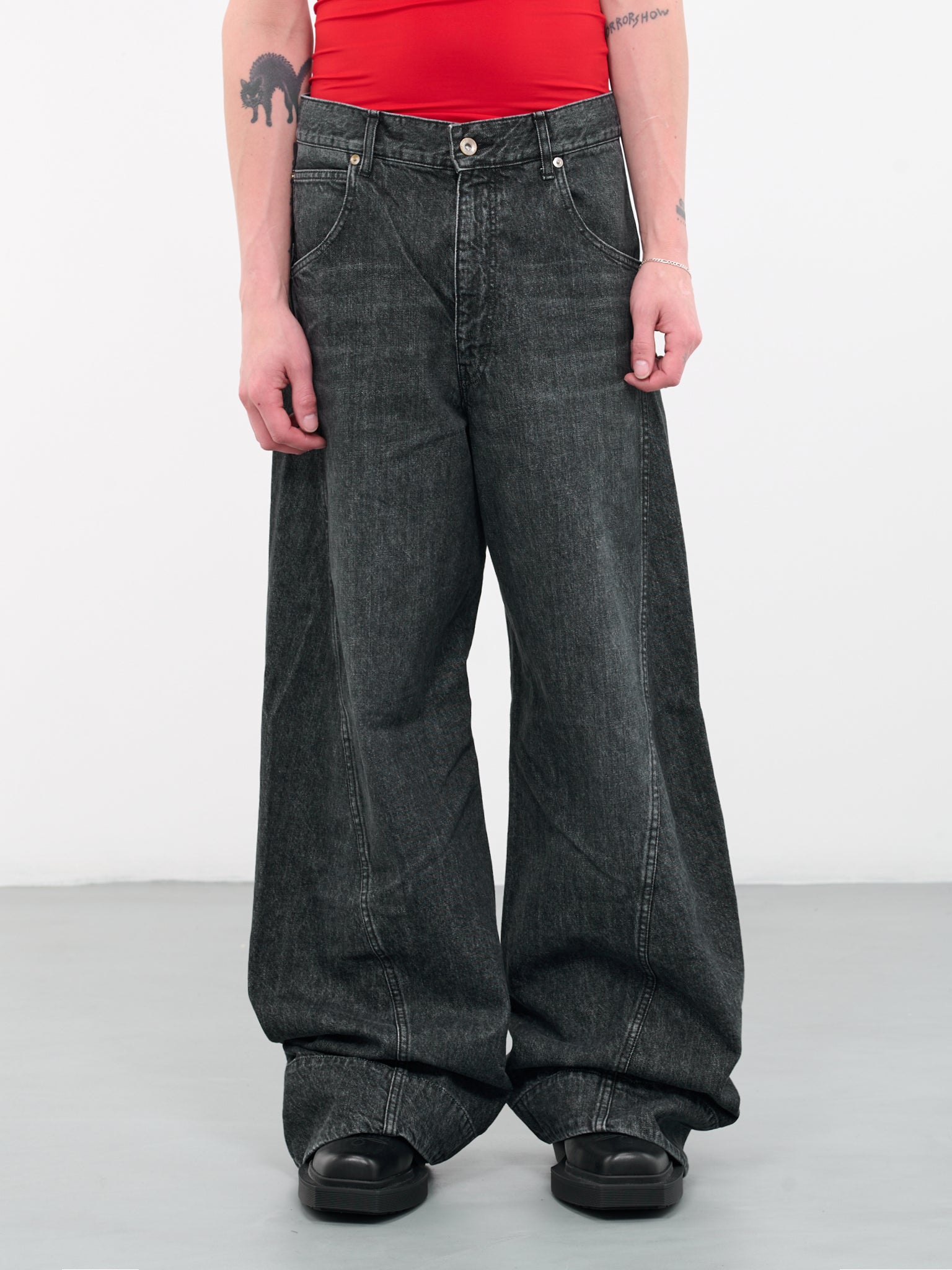 特別価格 YUKI HASHIMOTO 23ss TWISTED JEANS 44 デニム/ジーンズ