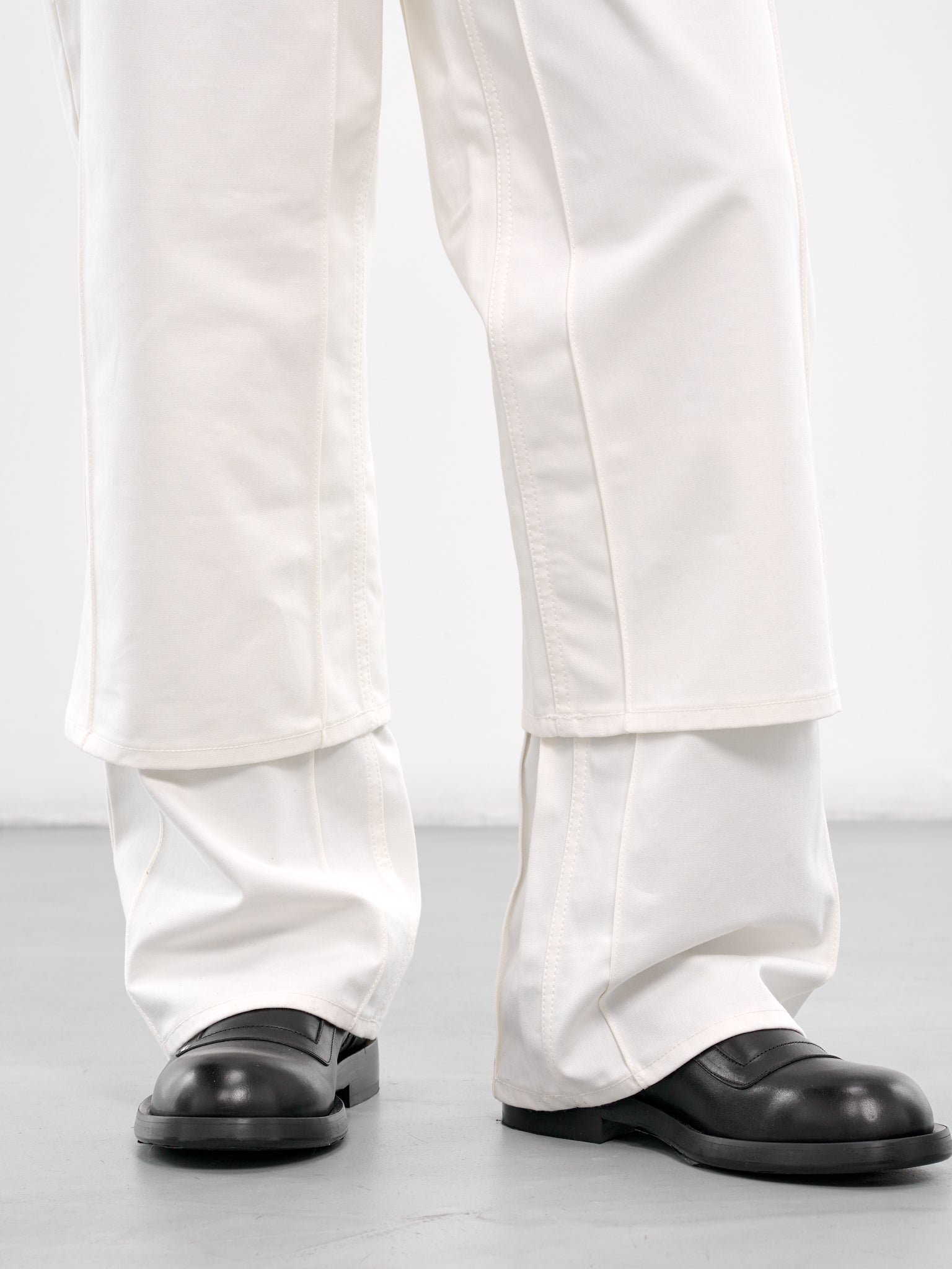 Layered Trousers (PT-CB2-654-030-WHITE)