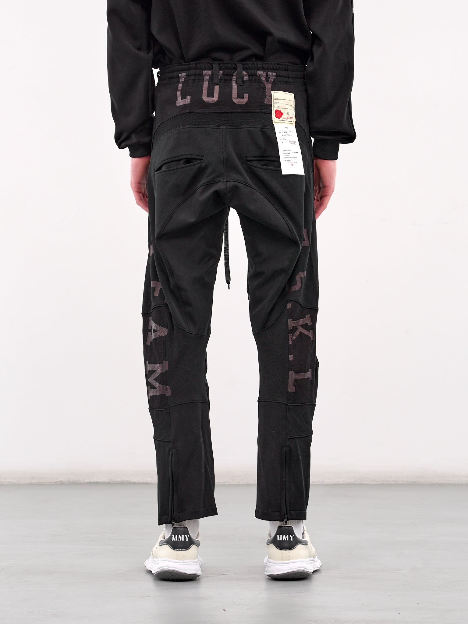 Graphic Paneled Trousers (PT-SV-NGS-1009-BLACK)