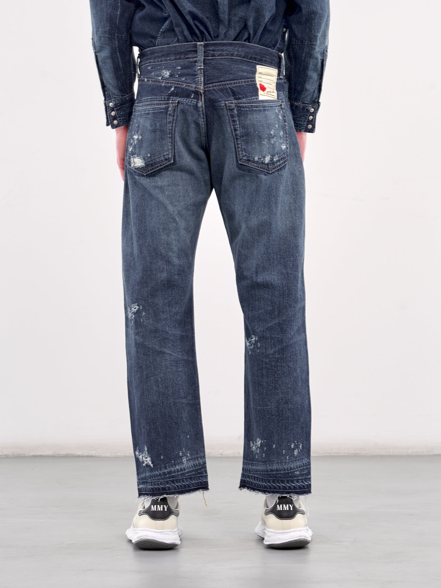 Graphic Denim Jeans (PT-SV-NGS-1010-INDIGO)