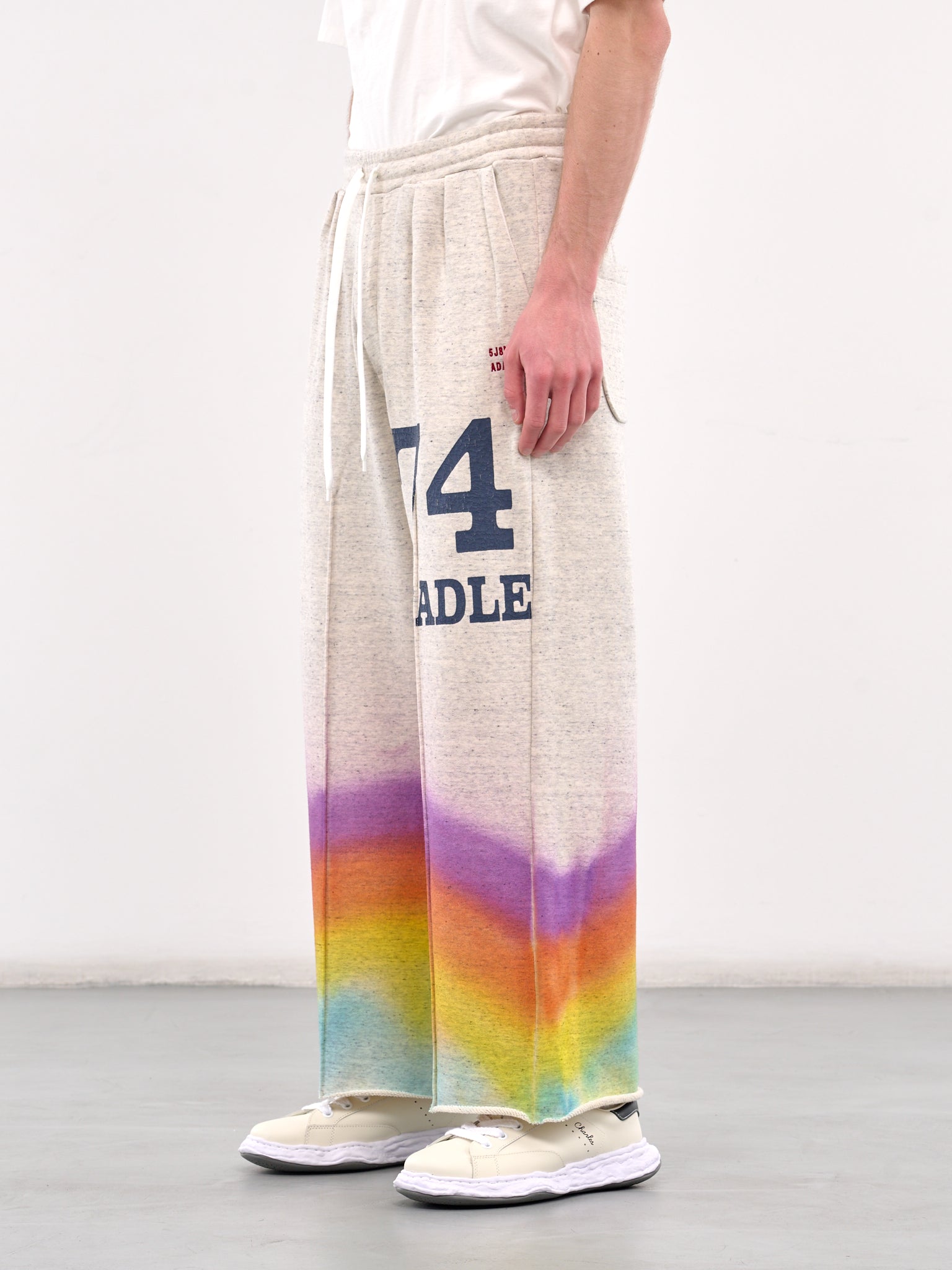 Graphic Dyed Sweatpants (PT-SV-NGS-1011-OATMEAL)