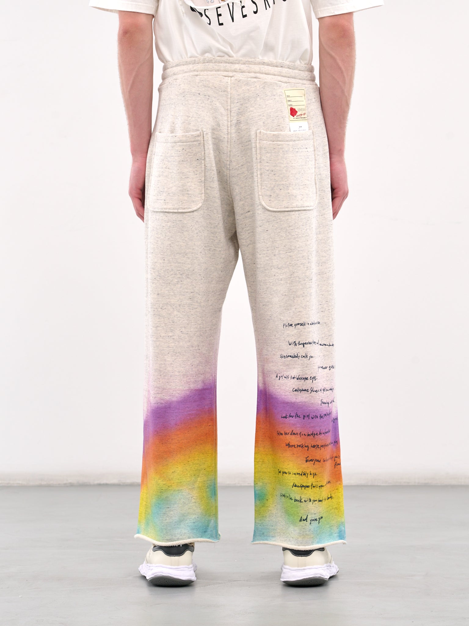 Graphic Dyed Sweatpants (PT-SV-NGS-1011-OATMEAL)