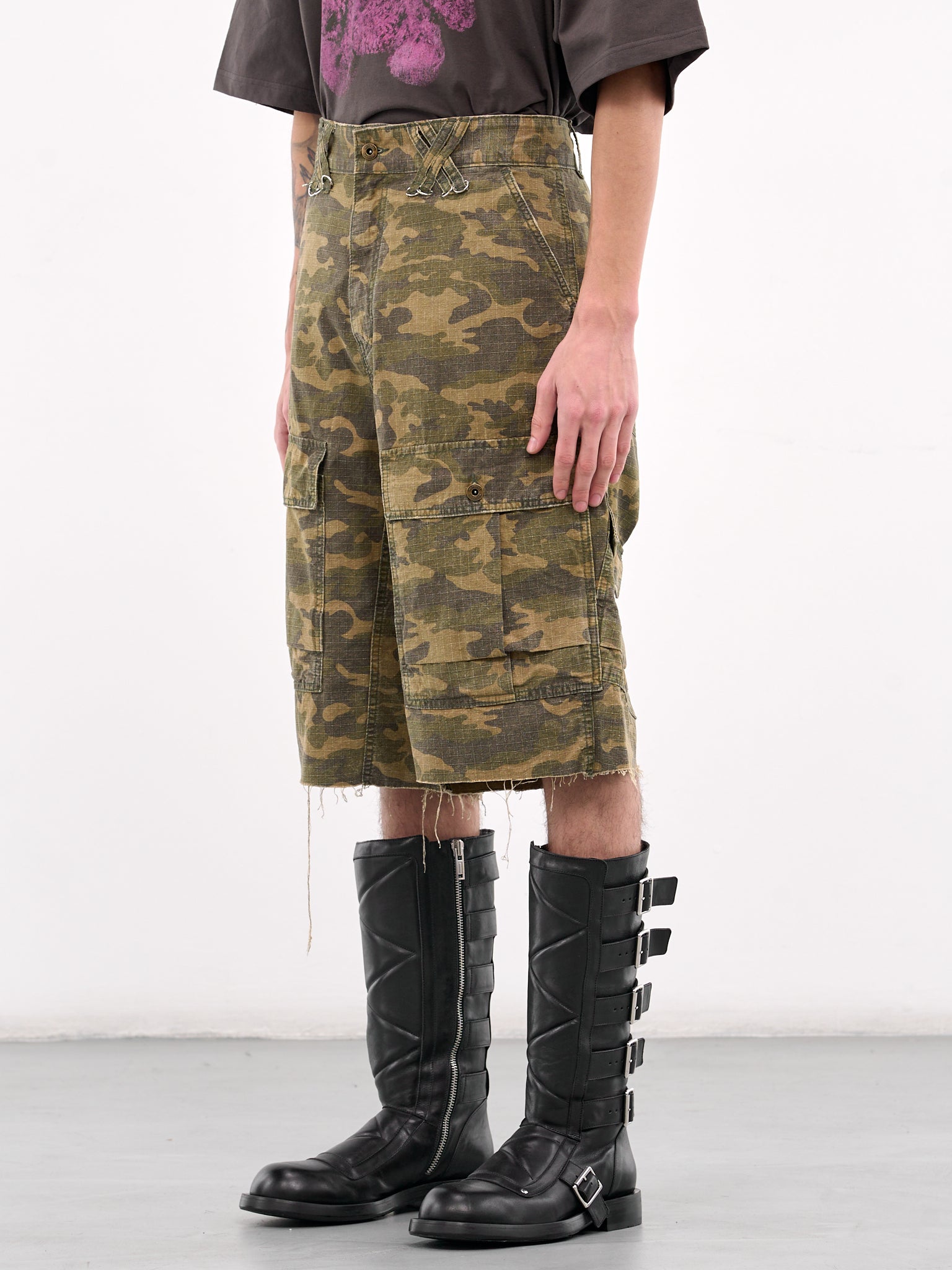 Camouflage Vintage Shorts (PT0-25-230-MIX)