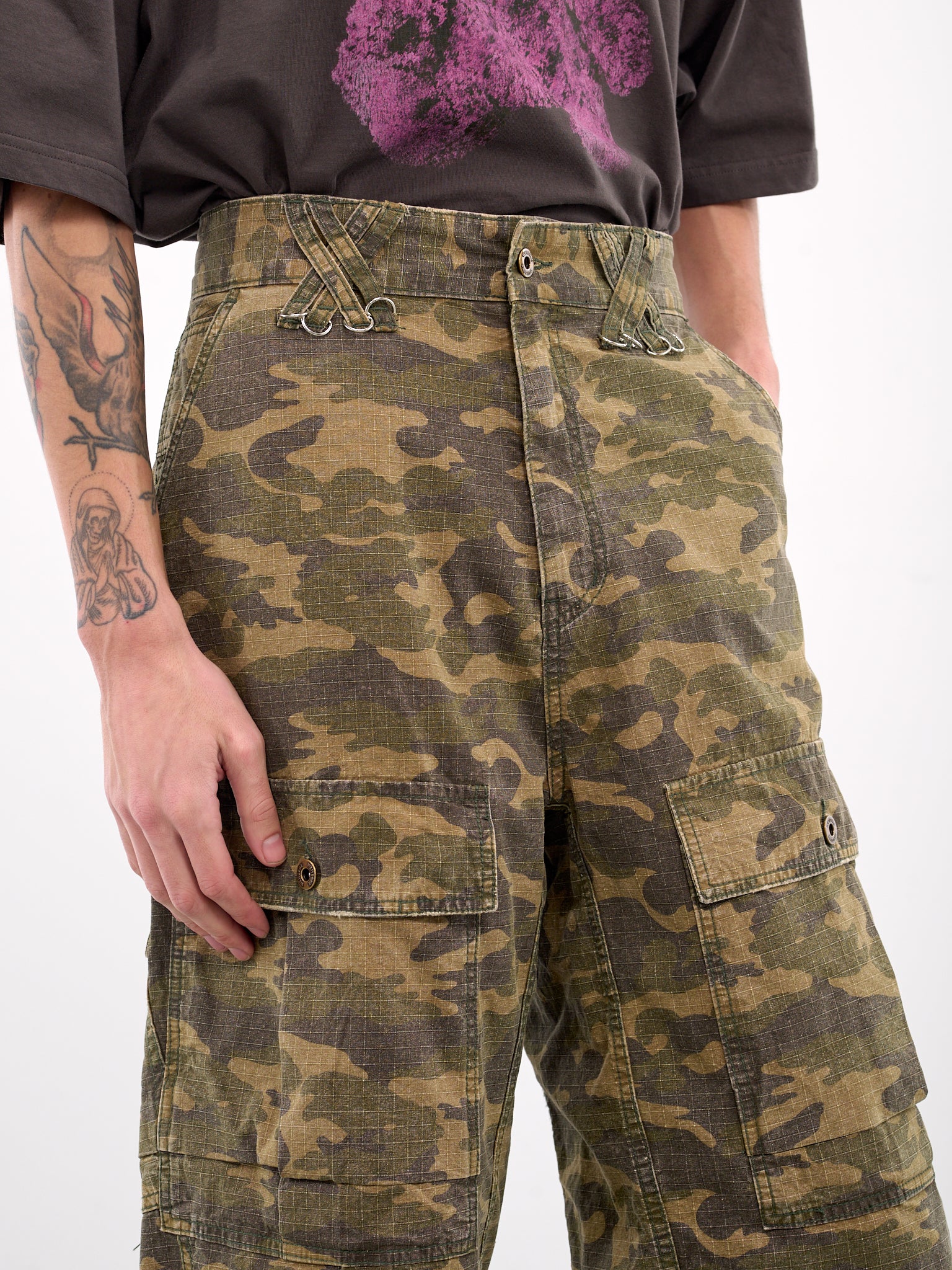 Camouflage Vintage Shorts (PT0-25-230-MIX)