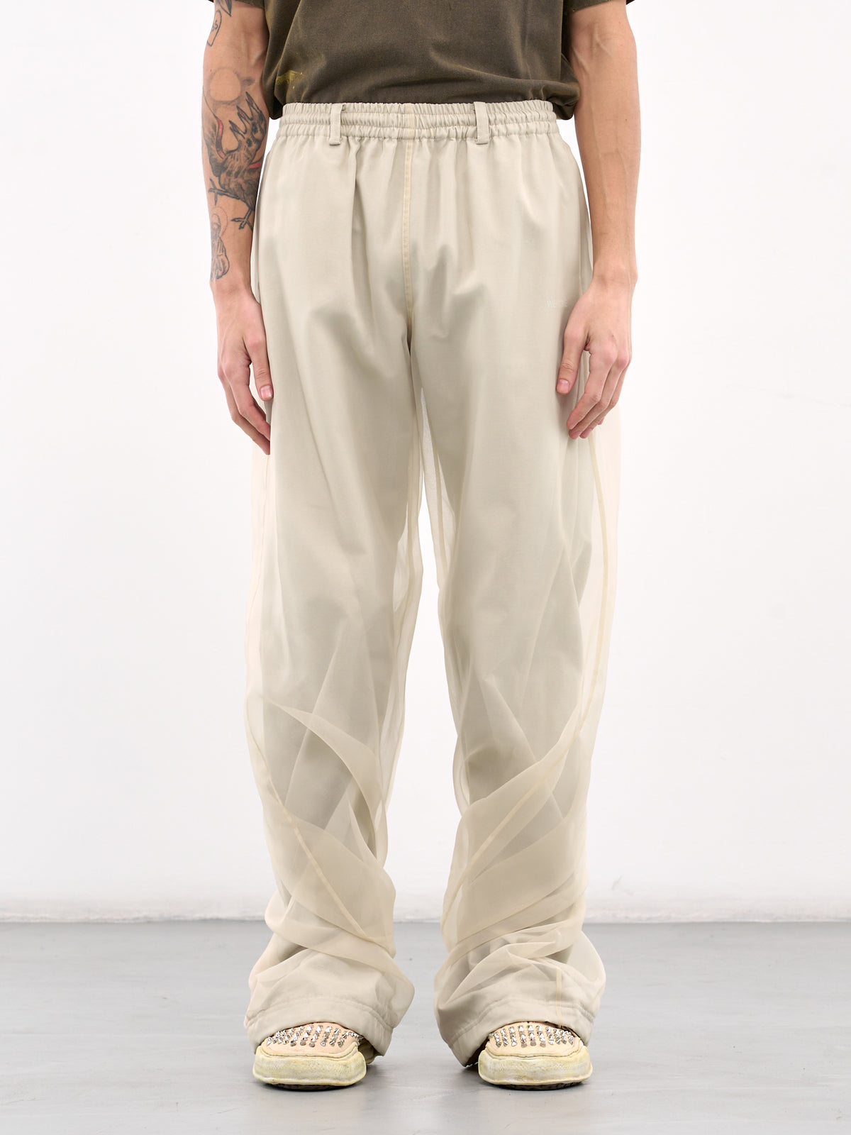 Layered Twist Trousers (PT0-25-268-BEIGE)