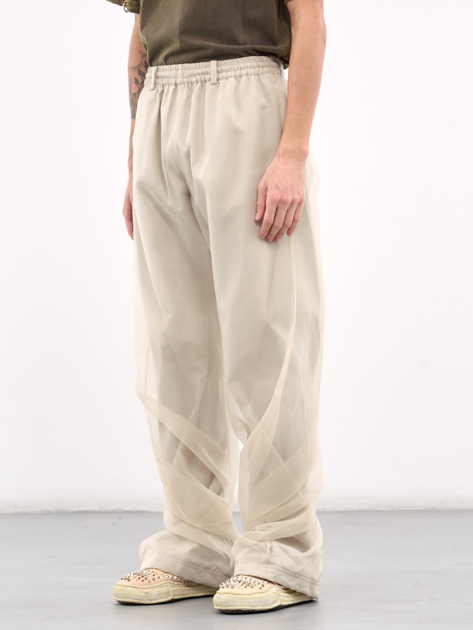 Layered Twist Trousers (PT0-25-268-BEIGE)