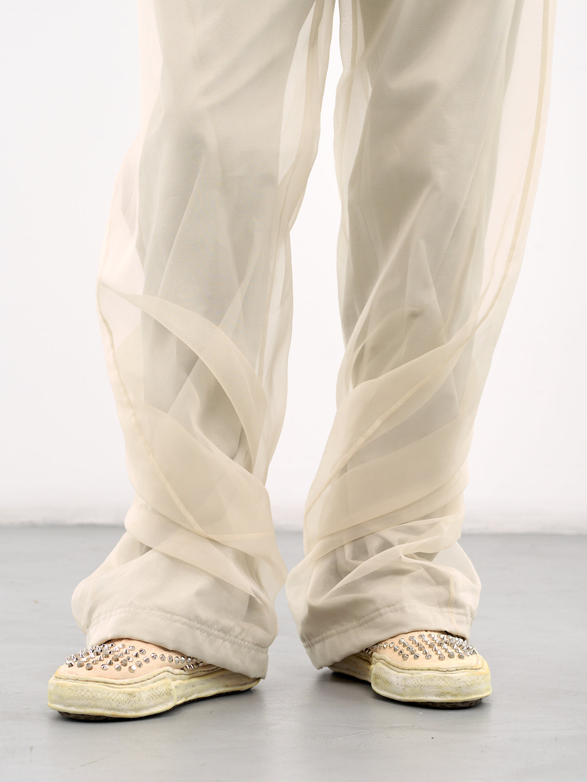 Layered Twist Trousers (PT0-25-268-BEIGE)