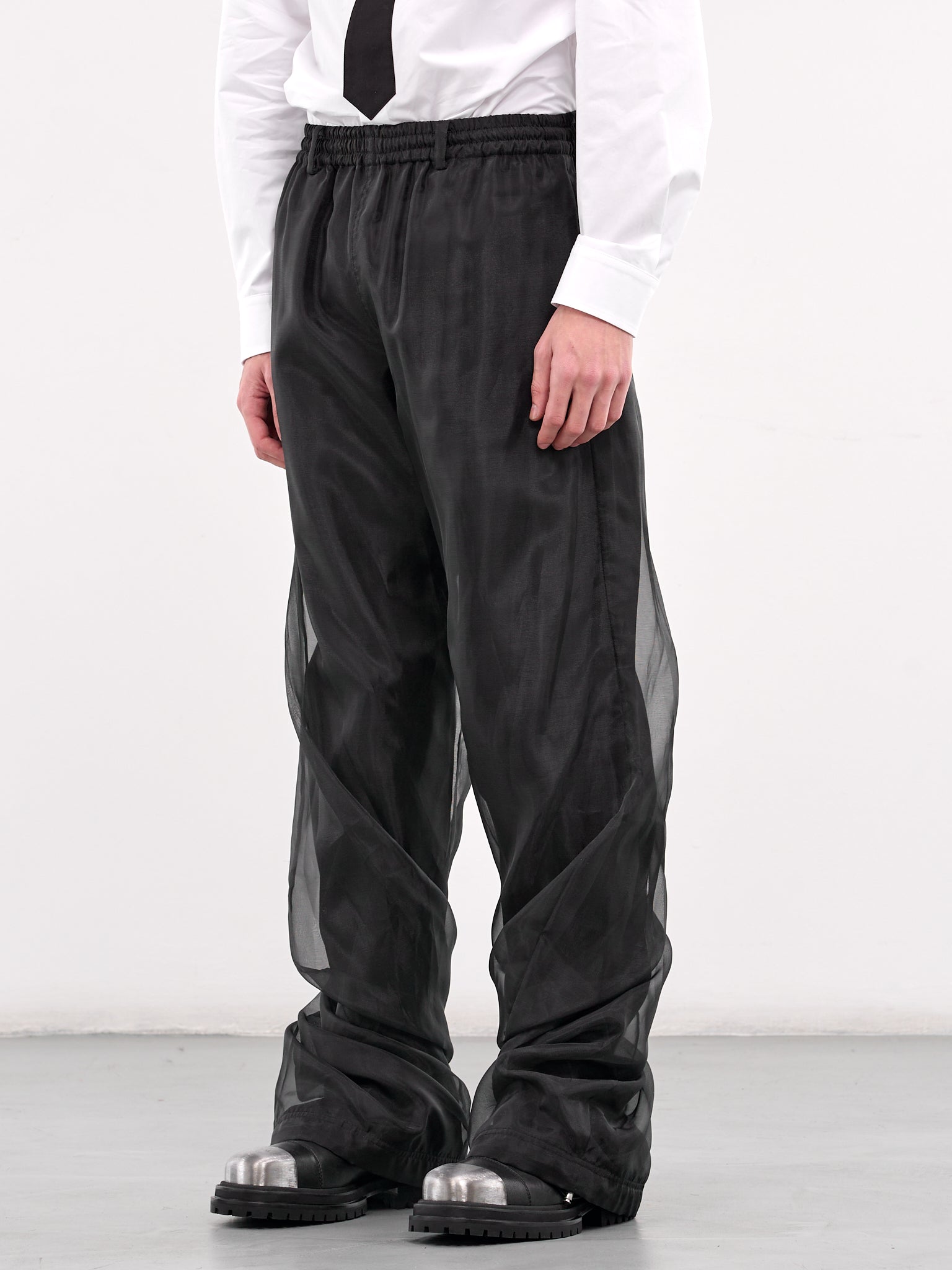 Layered Twist Trousers (PT0-25-268-BLACK)