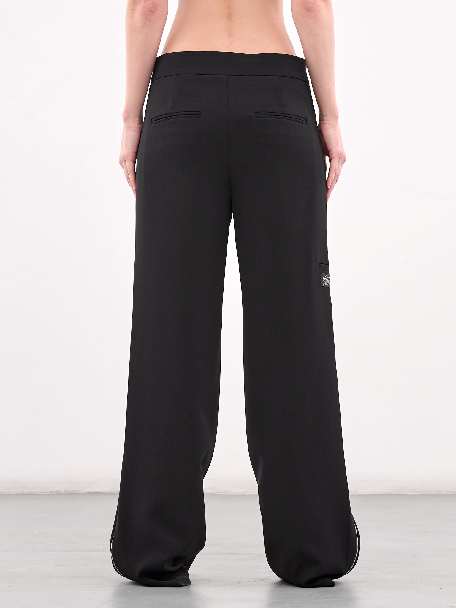 Side Zip Trousers (PT0-25-271-W-BLACK)