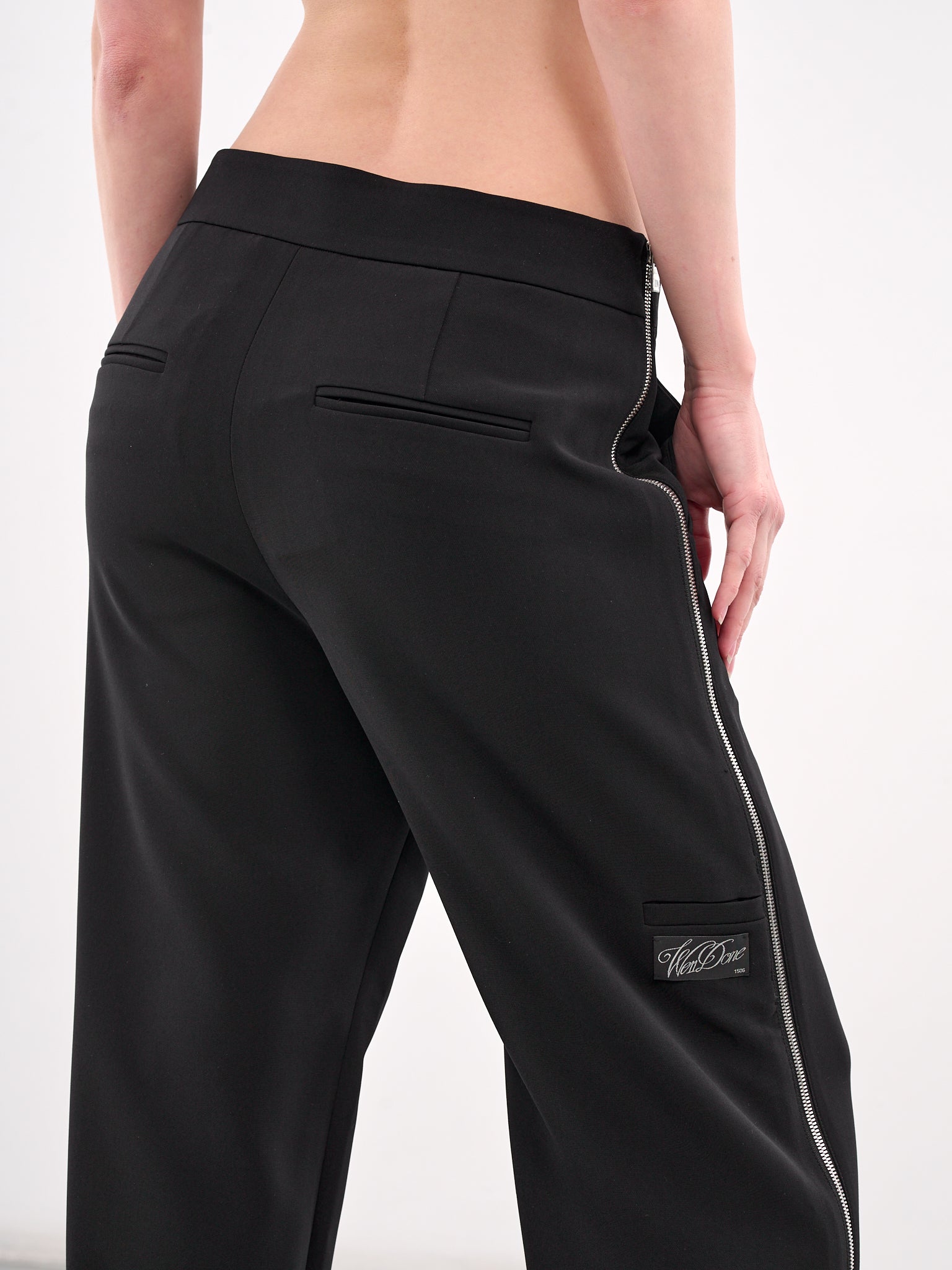 Side Zip Trousers (PT0-25-271-W-BLACK)