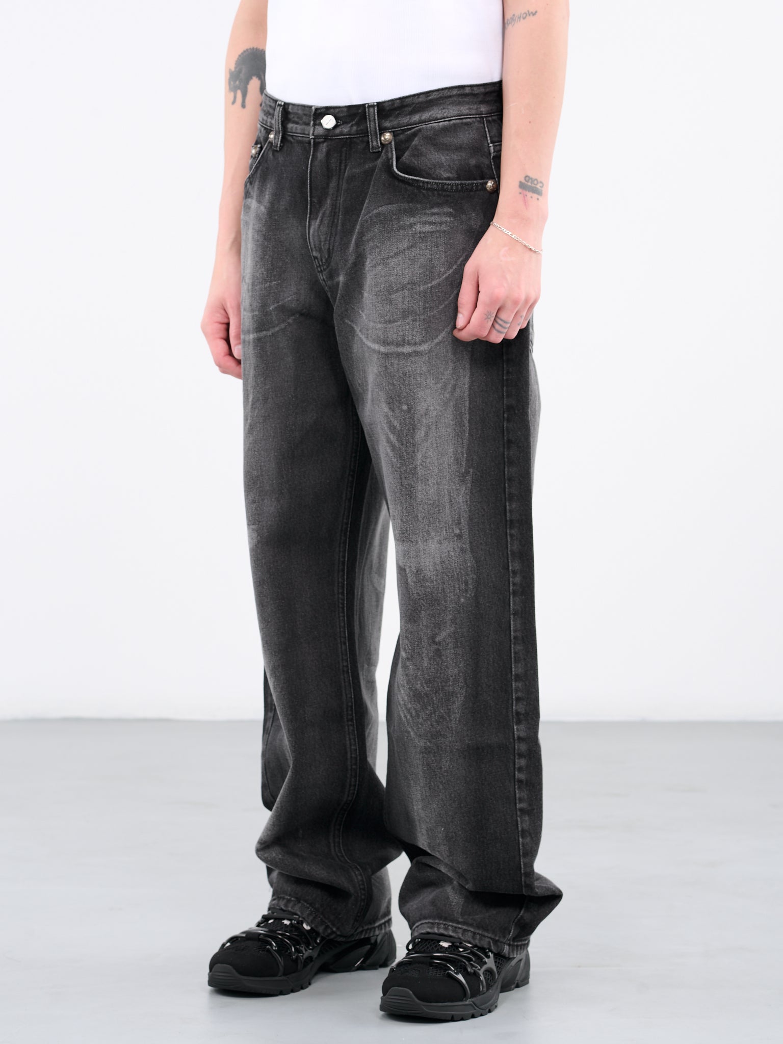 Warrior Denim Pants (PT0302-WARRIOR-BLACK)