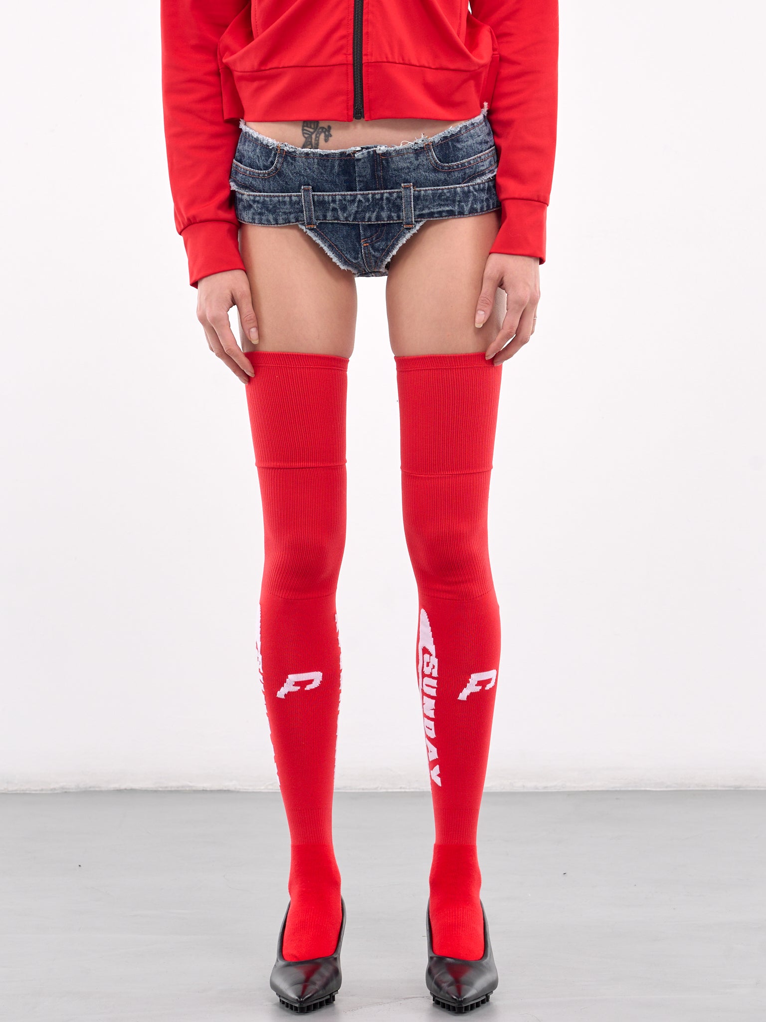 Overknee Football Socks (PT06AC09USR-RED)