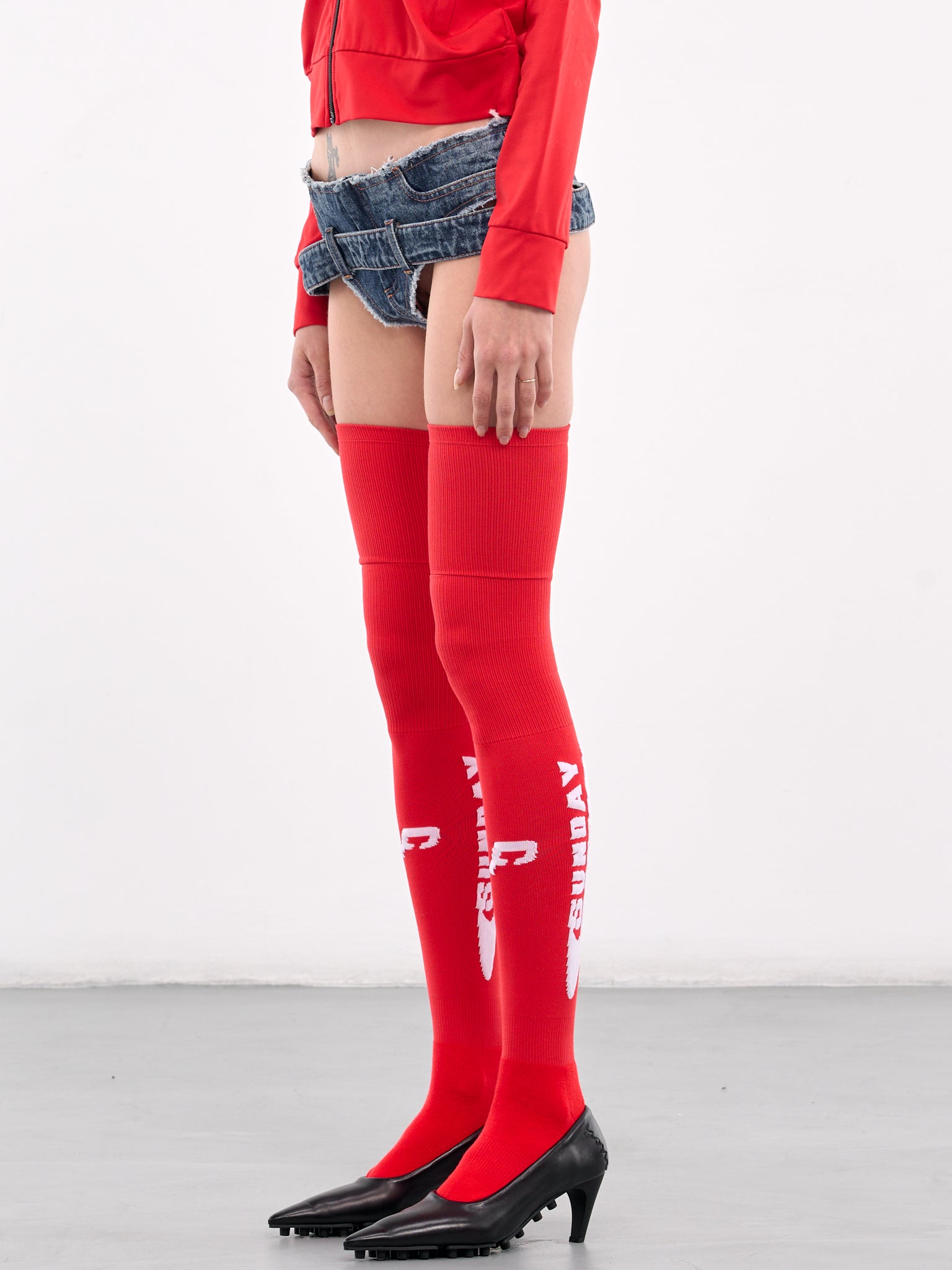 Overknee Football Socks (PT06AC09USR-RED)