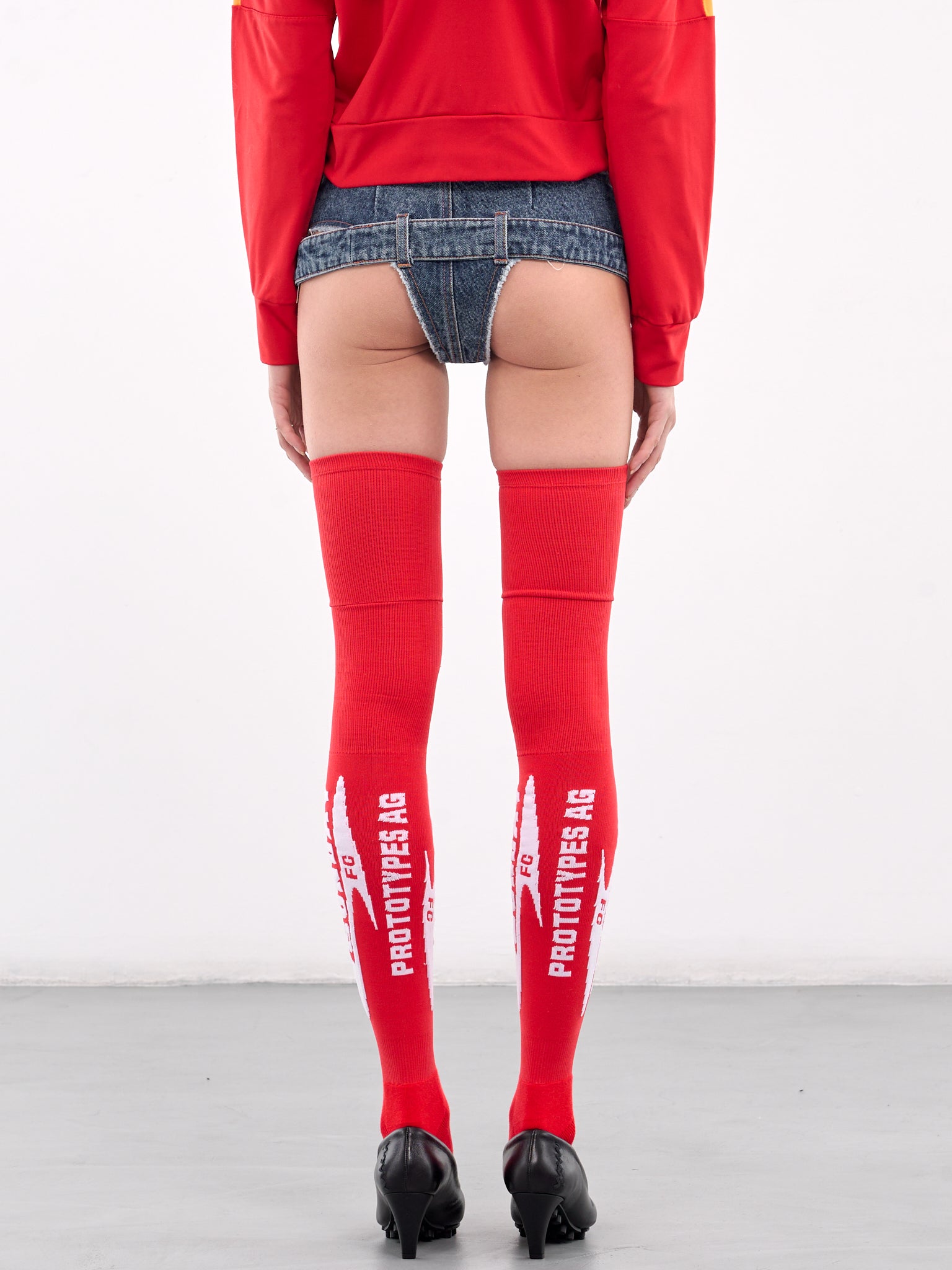 Overknee Football Socks (PT06AC09USR-RED)