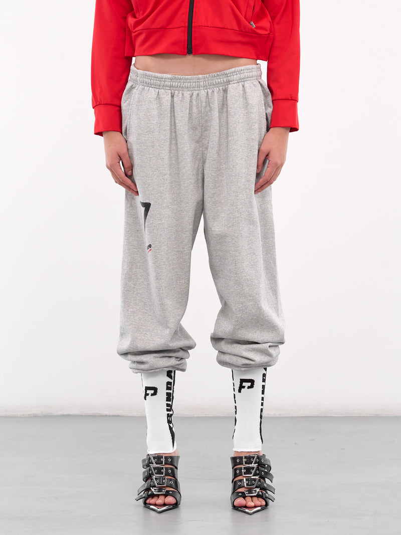 Stirrup Sweatpants (PT06JE04USG-GREY-WHITE)