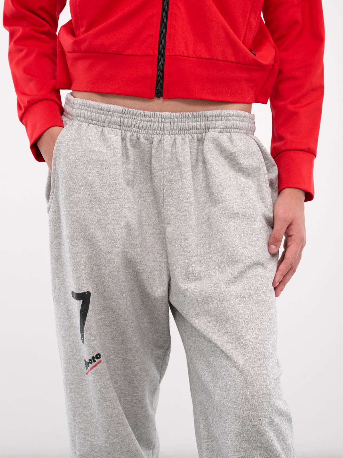 Stirrup Sweatpants (PT06JE04USG-GREY-WHITE)