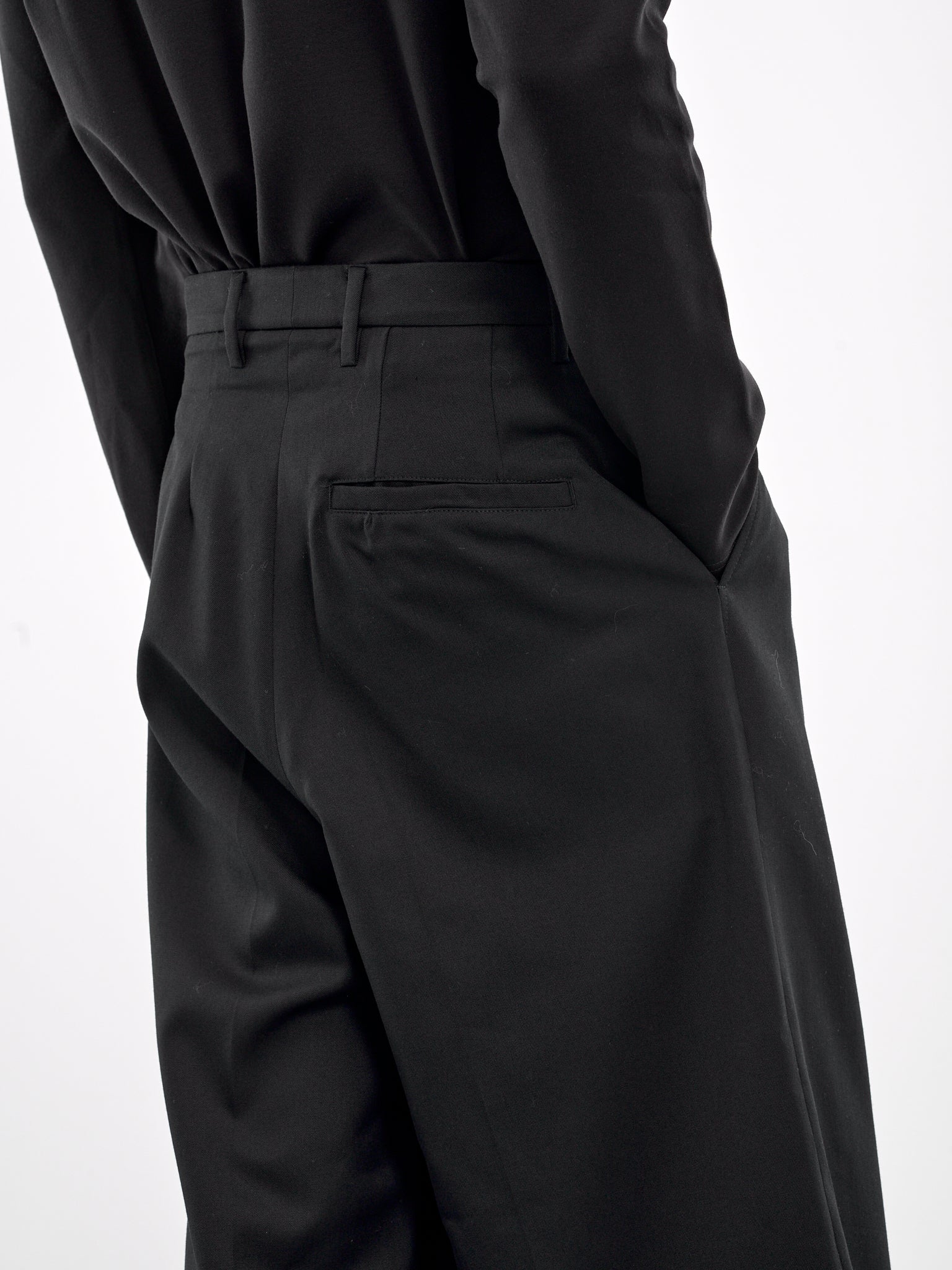 Wide Leg Trousers (PT1524-BLACK)