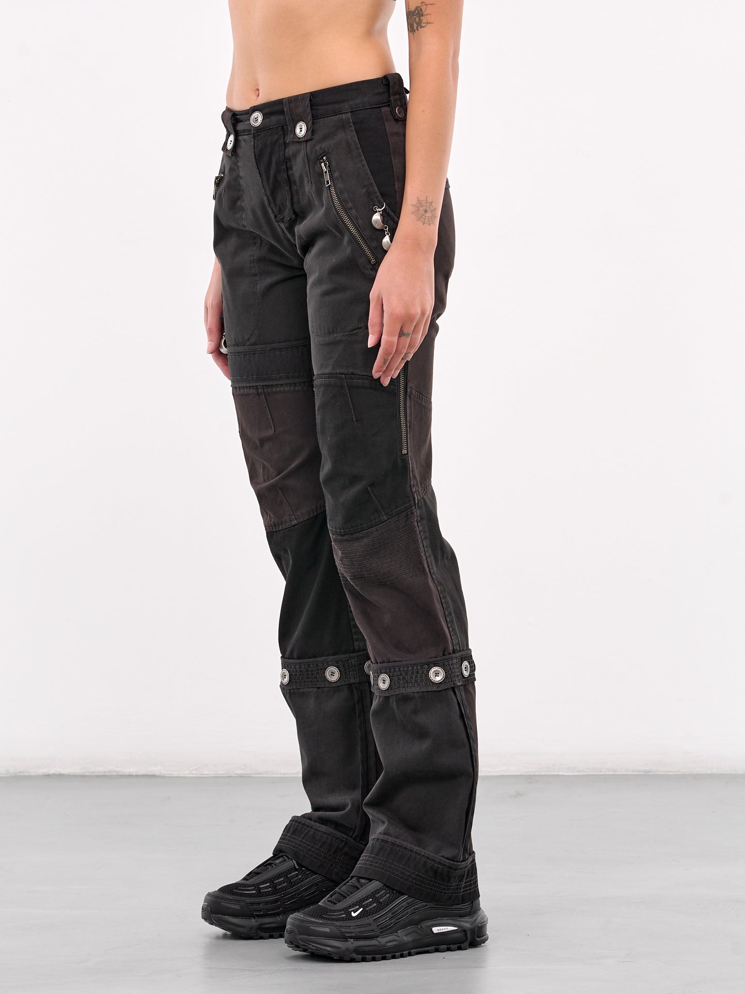 Convertible Patchwork Pants (PT6ST-STONE)