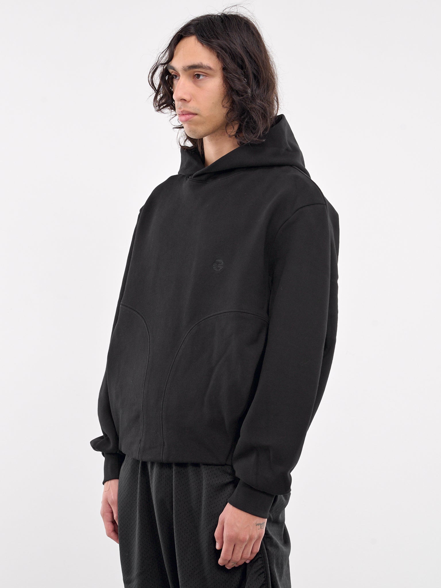 Novak Stadium Hoodie (PTKNSH01A-CARBON-BLACK)