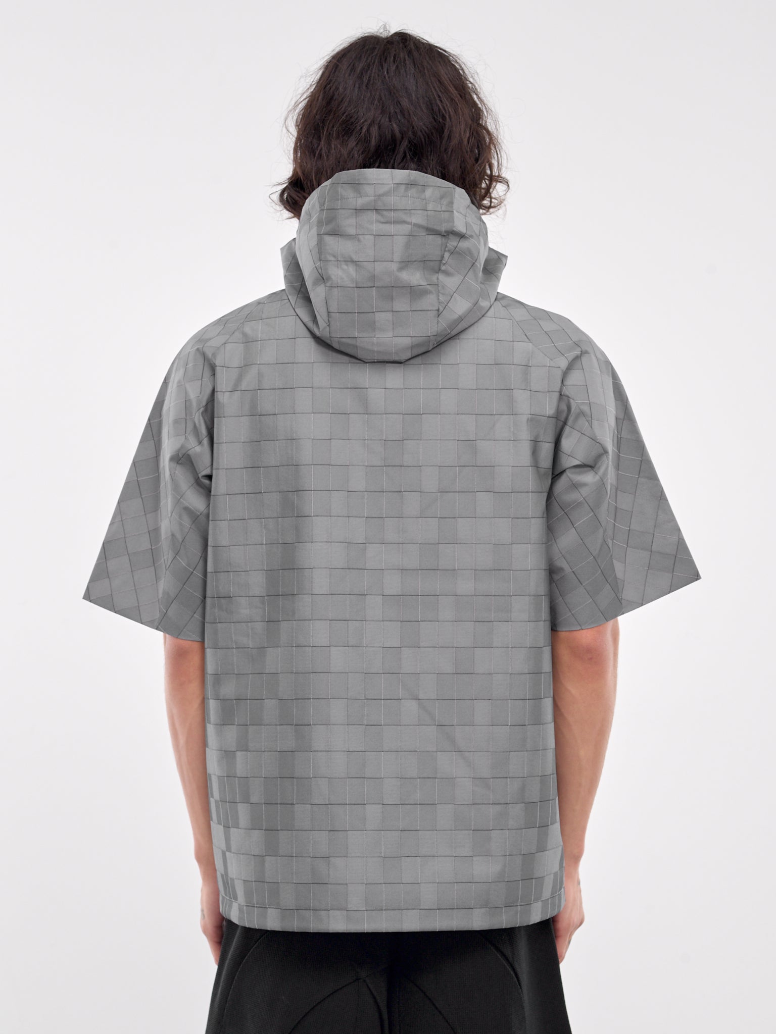 Morris Hood Shirt (PTKNSS01B-GREY-GRID)