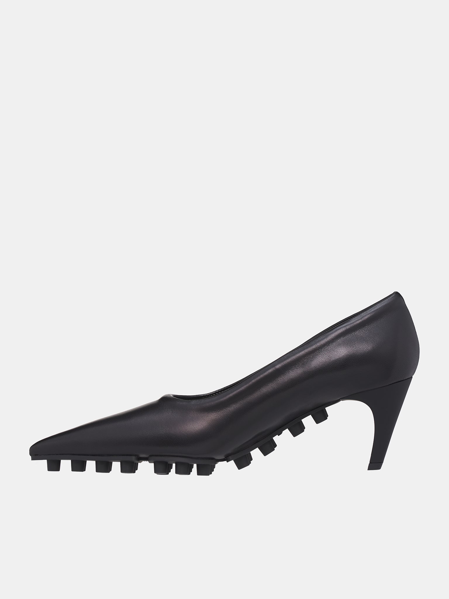 Nappa Spike Pumps (PUMS011406-P3628-BLACK)