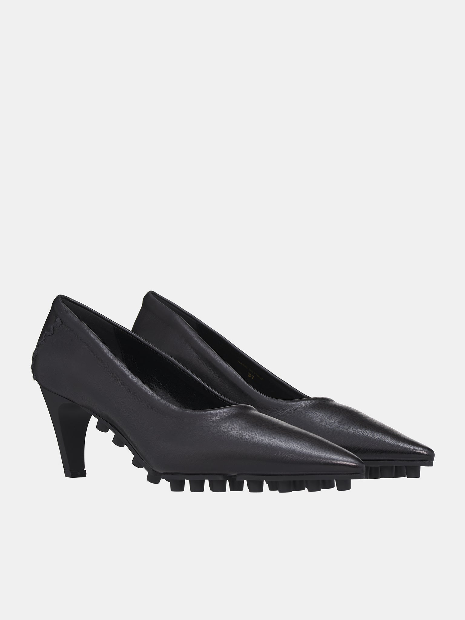 Nappa Spike Pumps (PUMS011406-P3628-BLACK)