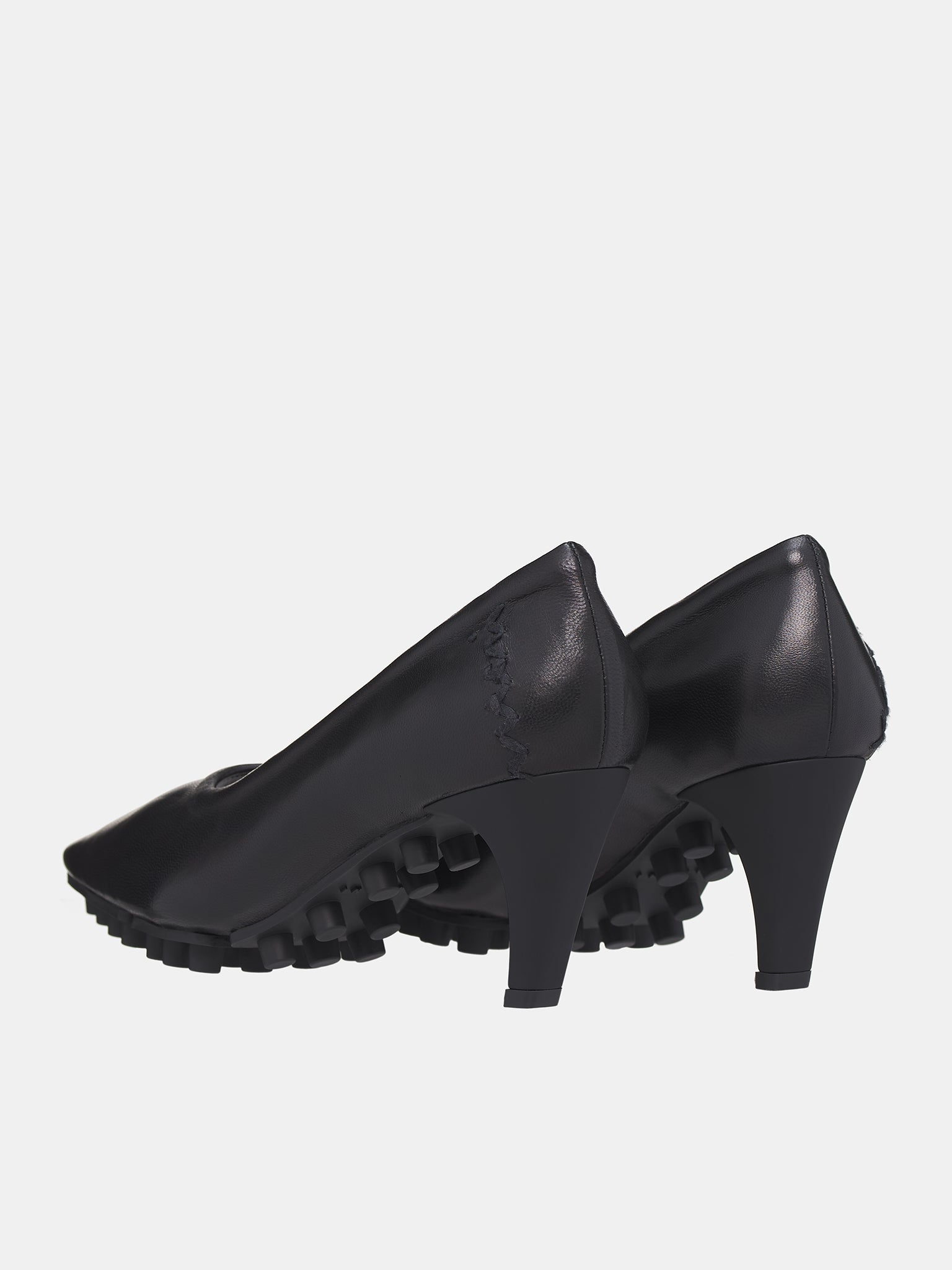 Nappa Spike Pumps (PUMS011406-P3628-BLACK)