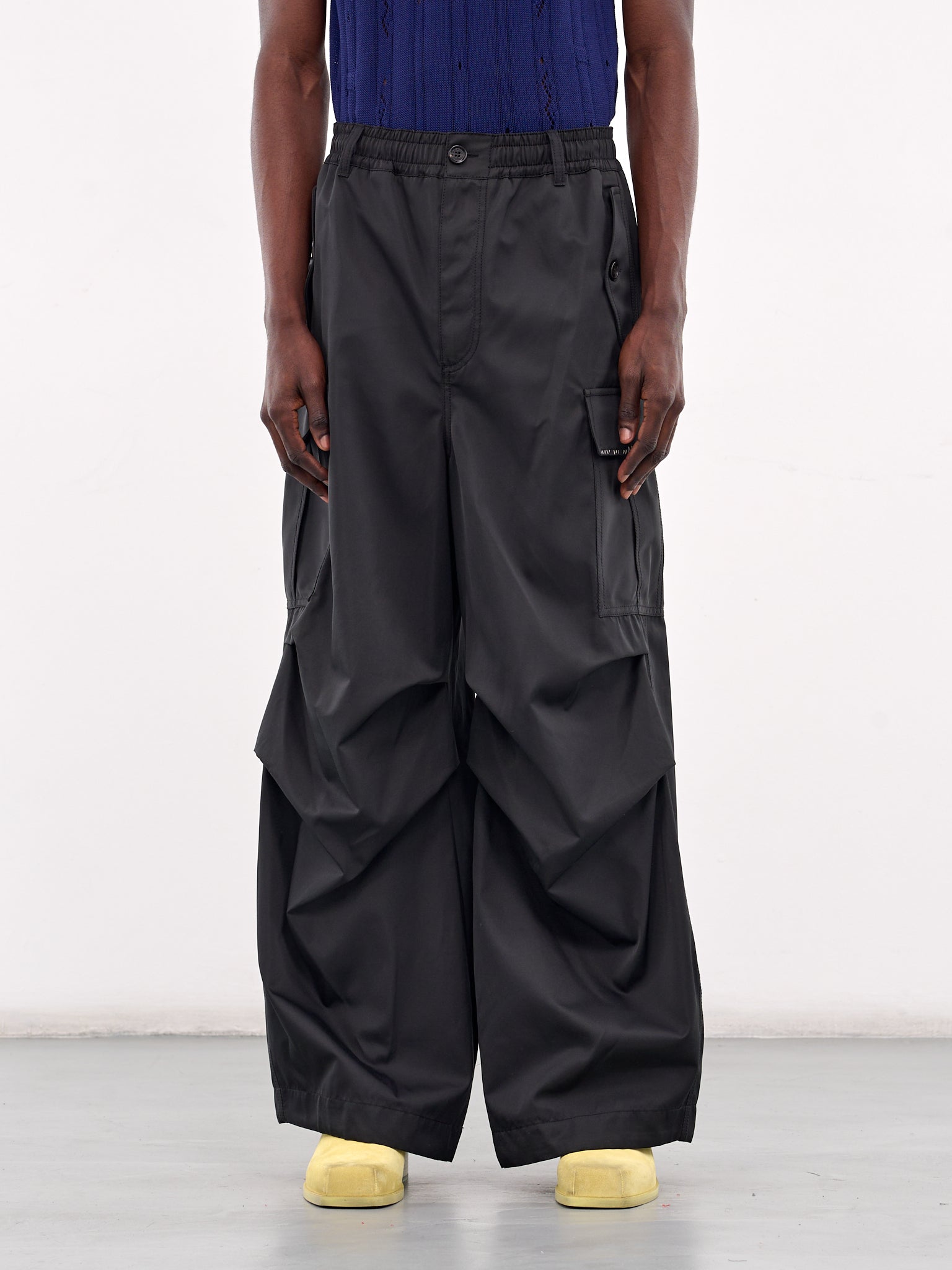 Taffeta Cargo Pants (PUMU0247S0-UTP789-BLACK)