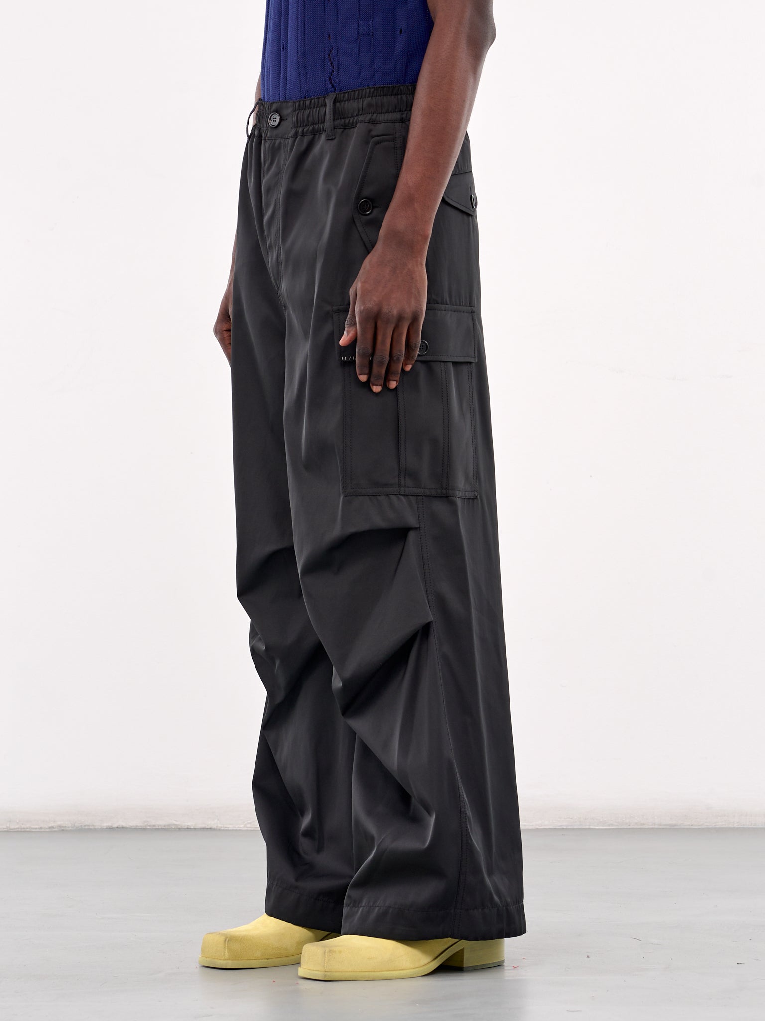 Taffeta Cargo Pants (PUMU0247S0-UTP789-BLACK)