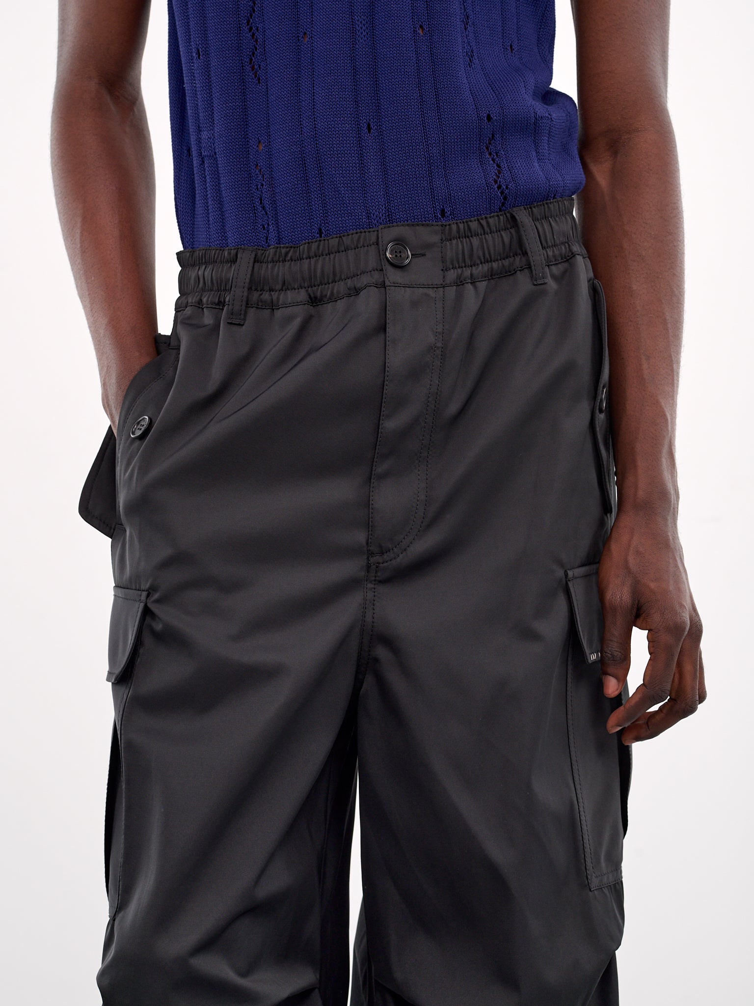 Taffeta Cargo Pants (PUMU0247S0-UTP789-BLACK)