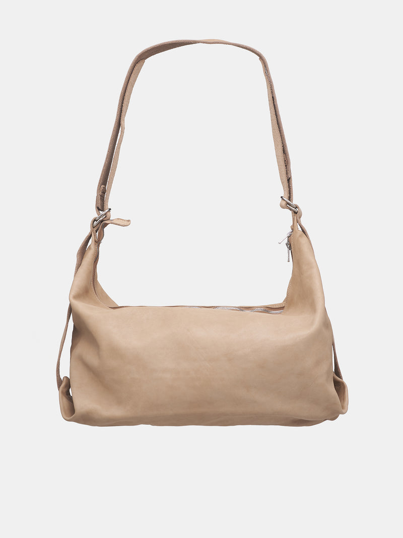 Q15 Horse Leather Bag (Q15-SOFT-HORSE-FG-CO166T-BEIGE)