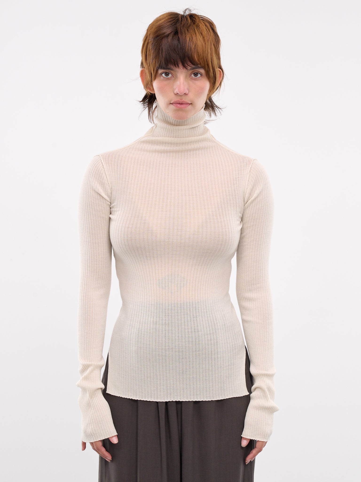 Ribbed Turtleneck (QUPZ75013A-QZ608-MEDIUM-BEIGE)