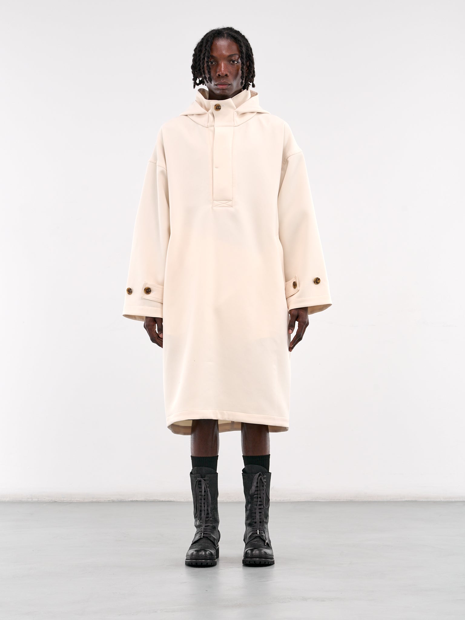 Hooded Coat (RM251-003-IVORY)