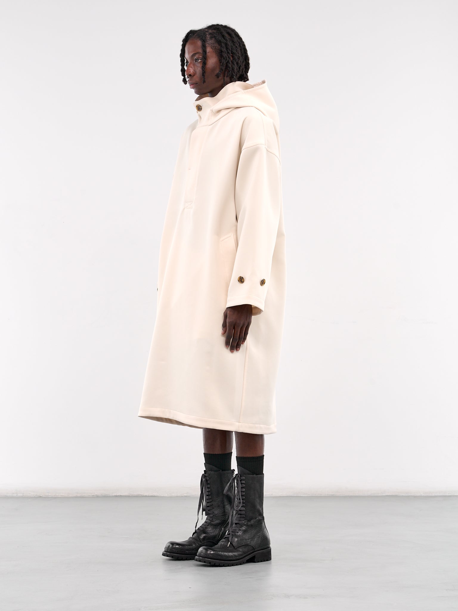 Hooded Coat (RM251-003-IVORY)