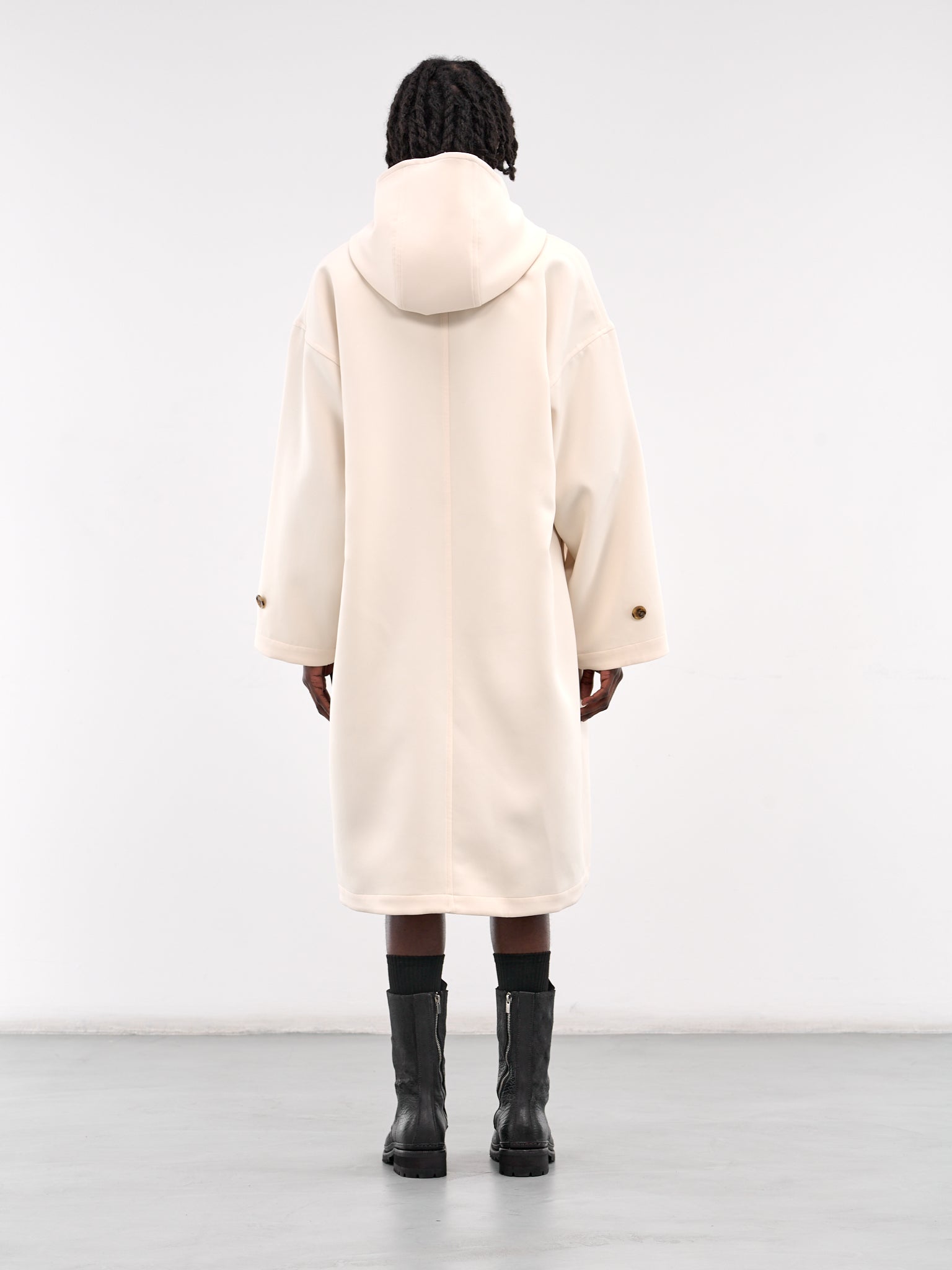 Hooded Coat (RM251-003-IVORY)