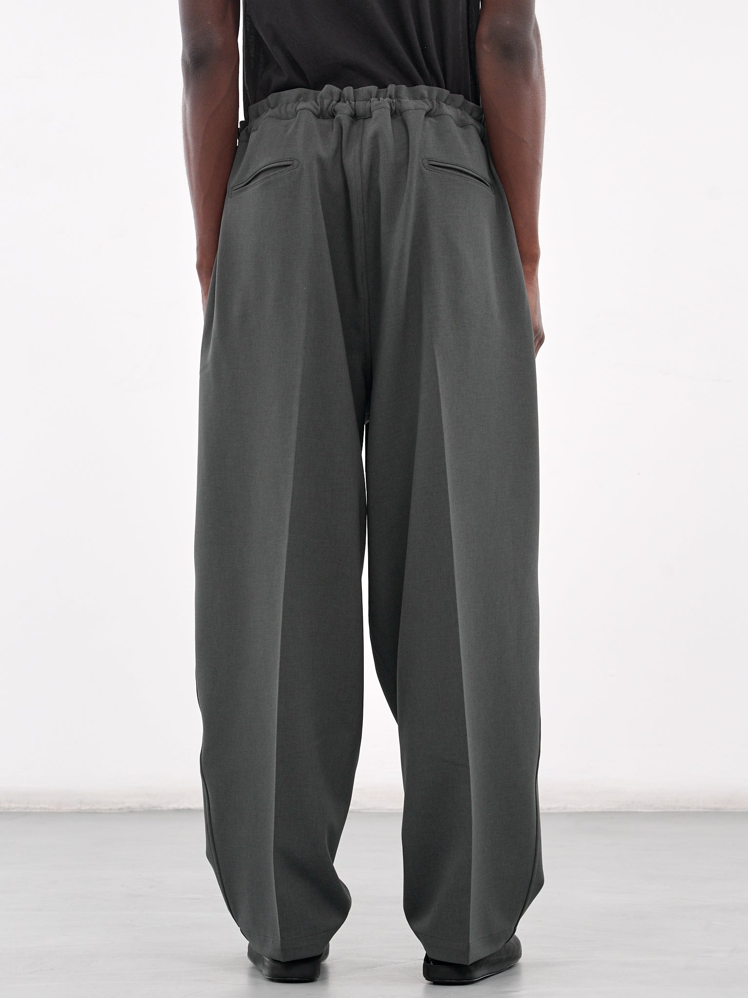 Drawstring Trousers (RM251-014-SLATE-GRAY)