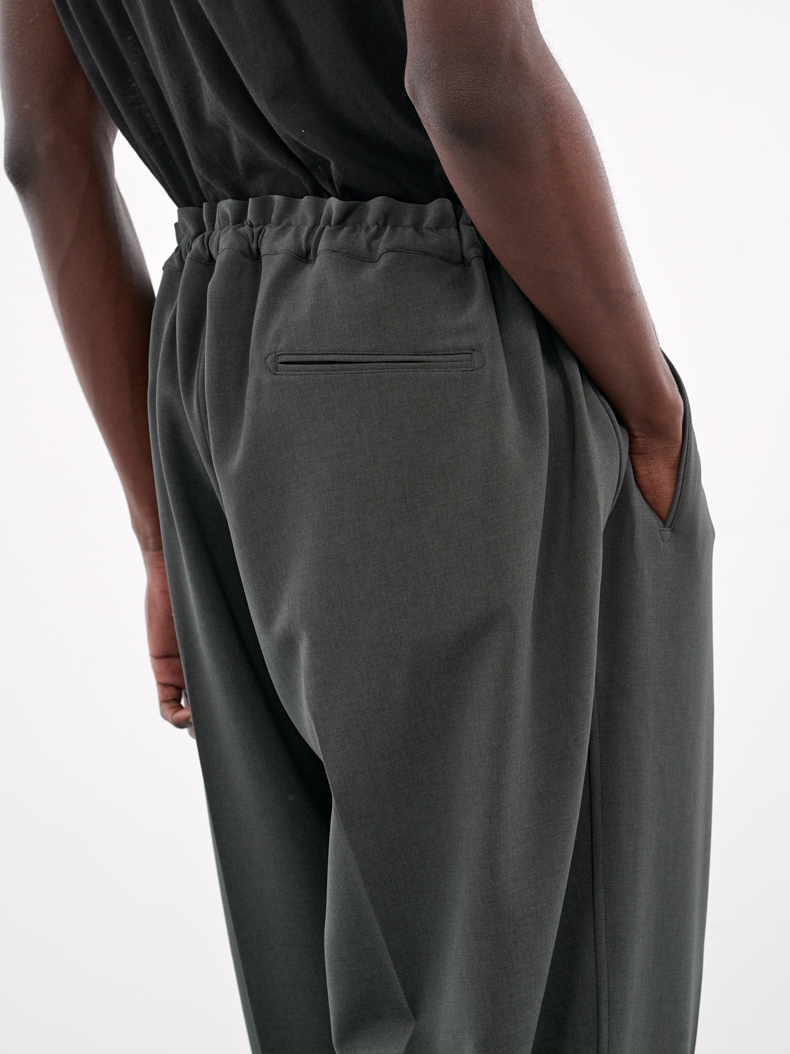 Drawstring Trousers (RM251-014-SLATE-GRAY)