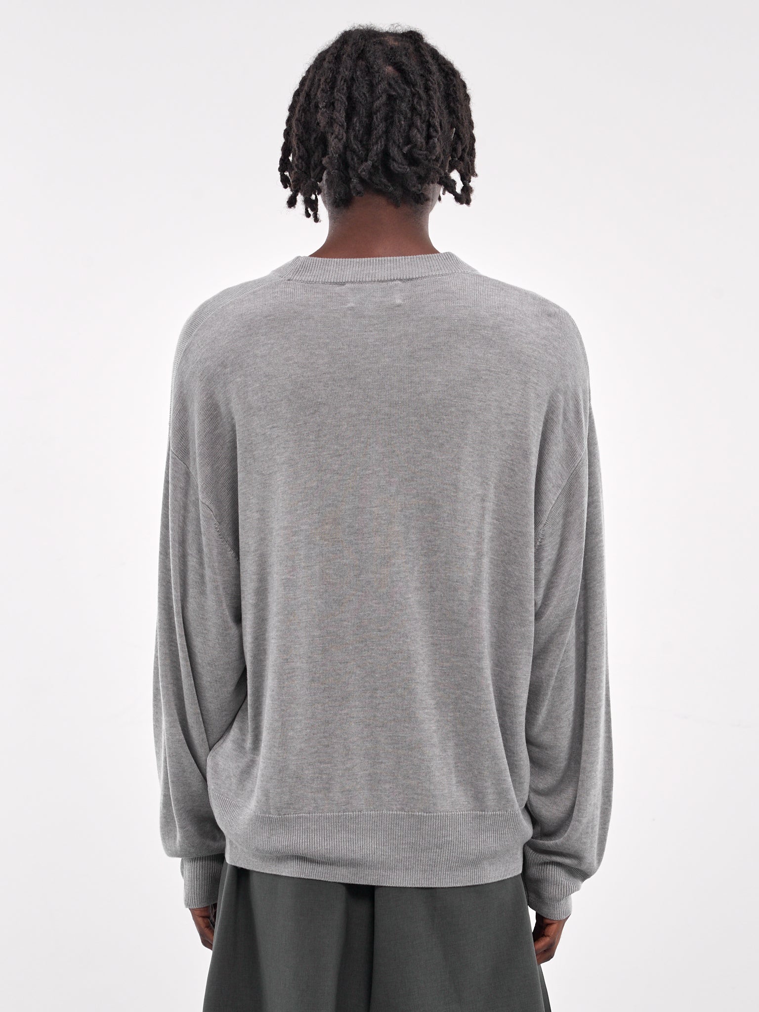 Crewneck Knit Sweater (RM251-017-TOP-GRAY)