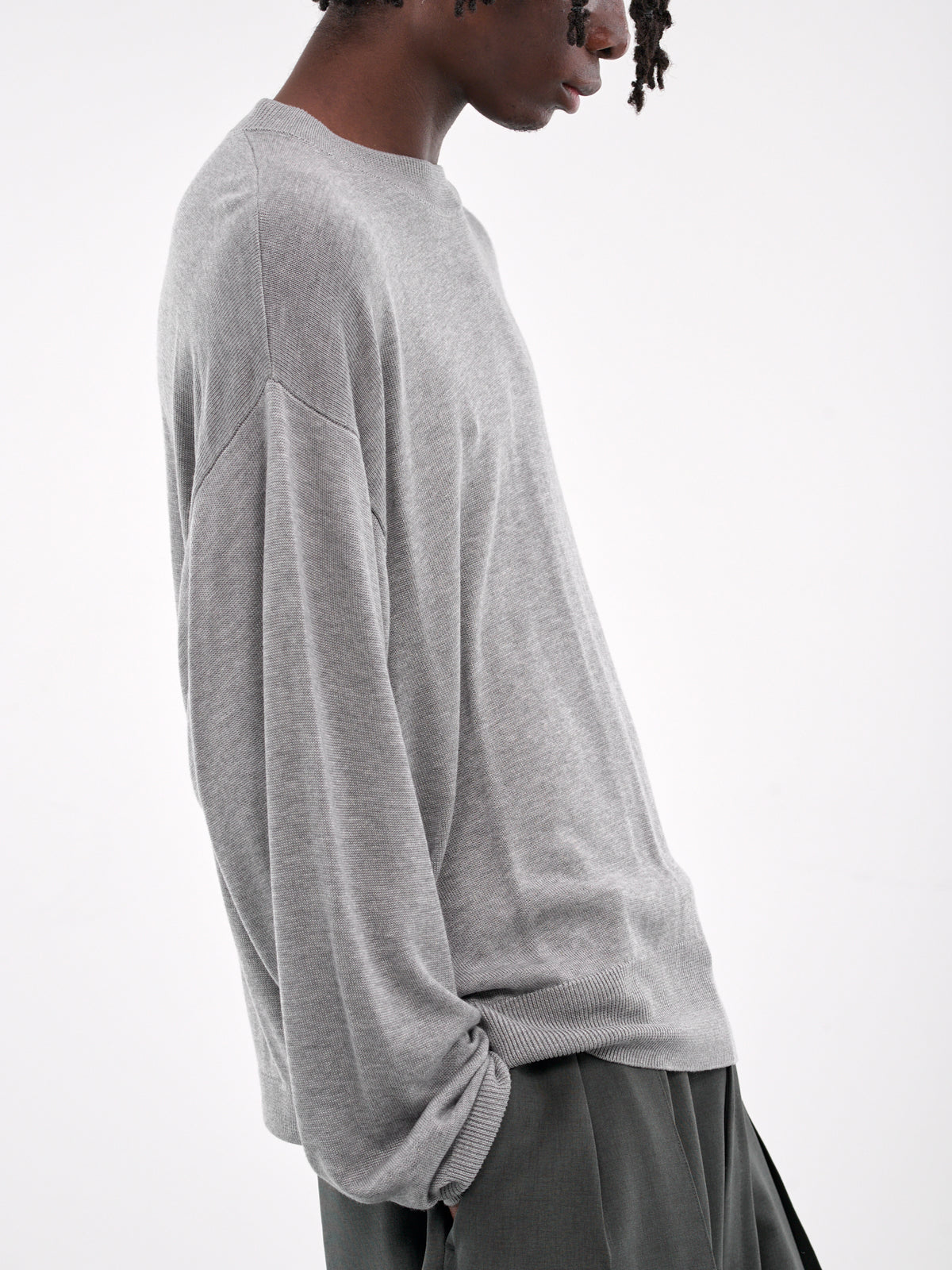 Crewneck Knit Sweater (RM251-017-TOP-GRAY)