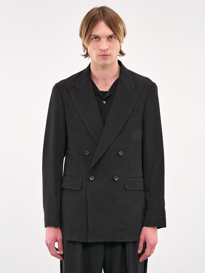 Double-Breasted Blazer (RM251-020-BLACK)